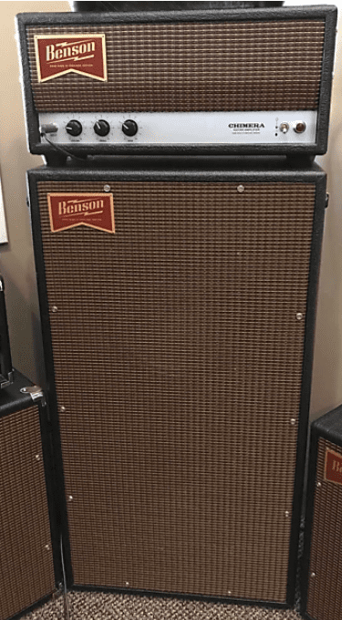 Benson Amplifiers 30 Watt Chimera Head & 2 x12 Cab - Black Tolex & Oxblood Cloth - Brand New