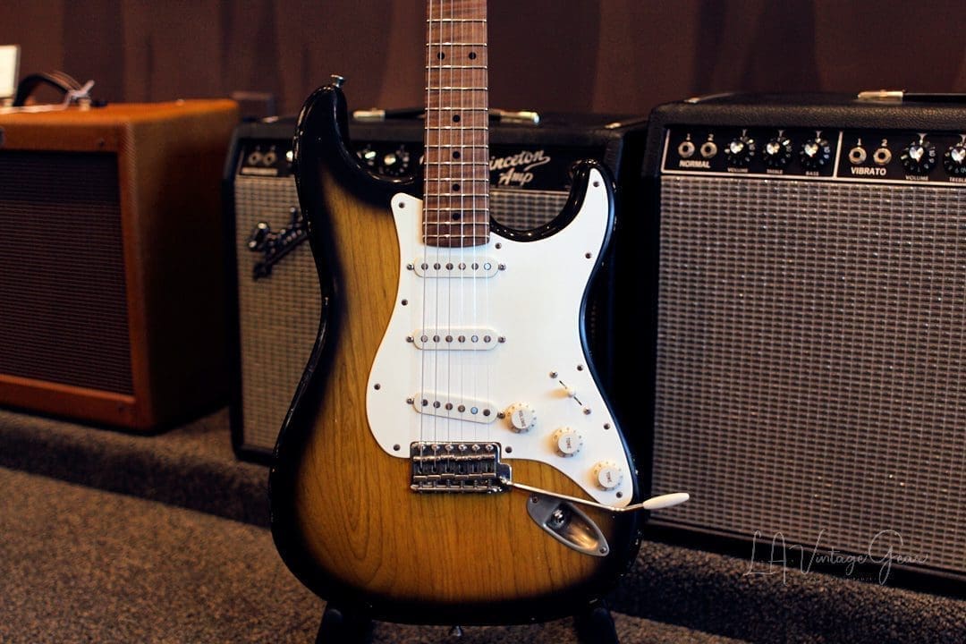 Xotic XSC-1 S-Style Lightly Relic'd Electric Guitar - 2 Tone Sunburst Finish & Roasted Flame Maple Neck #2349 - Image 2