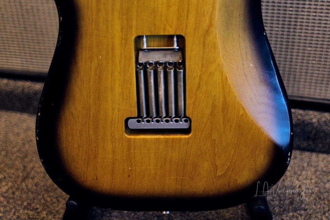 Xotic XSC-1 S-Style Lightly Relic'd Electric Guitar - 2 Tone Sunburst Finish & Roasted Flame Maple Neck #2349 - Image 11