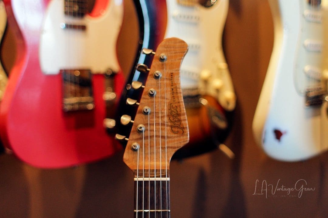 Xotic XSC-1 S-Style Lightly Relic'd Electric Guitar - 3 Tone Sunburst Finish & Roasted Flame Maple Neck #2332 - Image 8