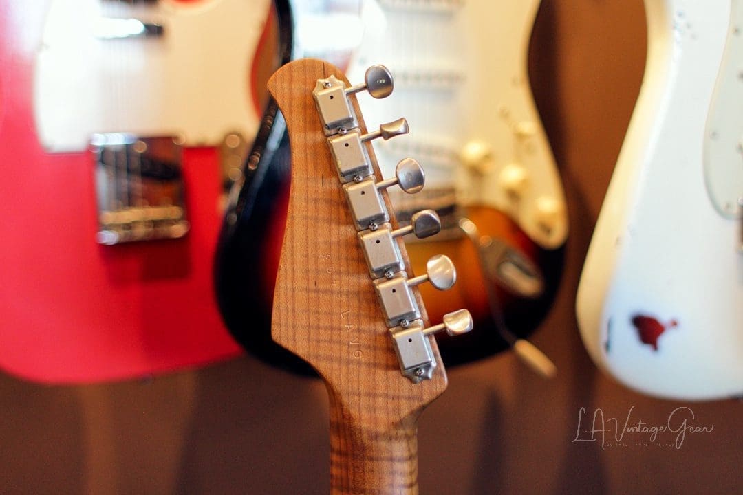 Xotic XSC-1 S-Style Lightly Relic'd Electric Guitar - 2 Tone Sunburst Finish & Roasted Flame Maple Neck #2349 - Image 13