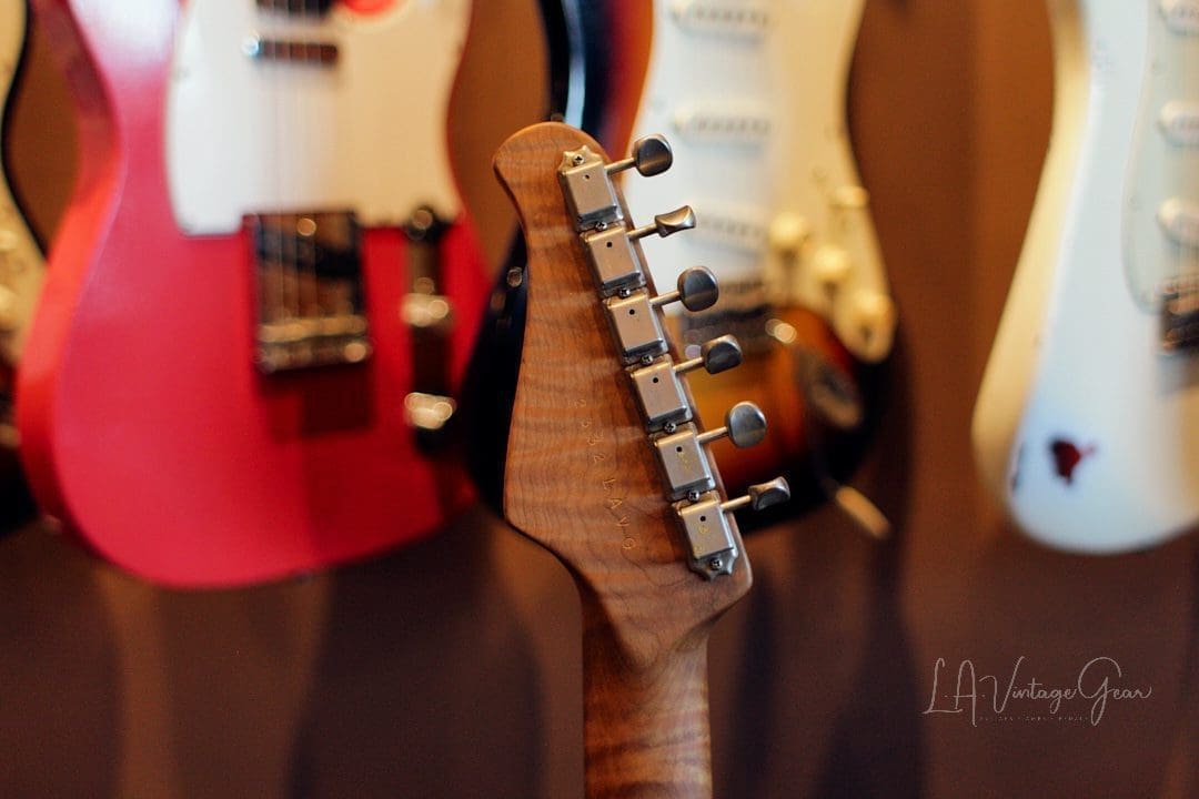 Xotic XSC-1 S-Style Lightly Relic'd Electric Guitar - 3 Tone Sunburst Finish & Roasted Flame Maple Neck #2332 - Image 10
