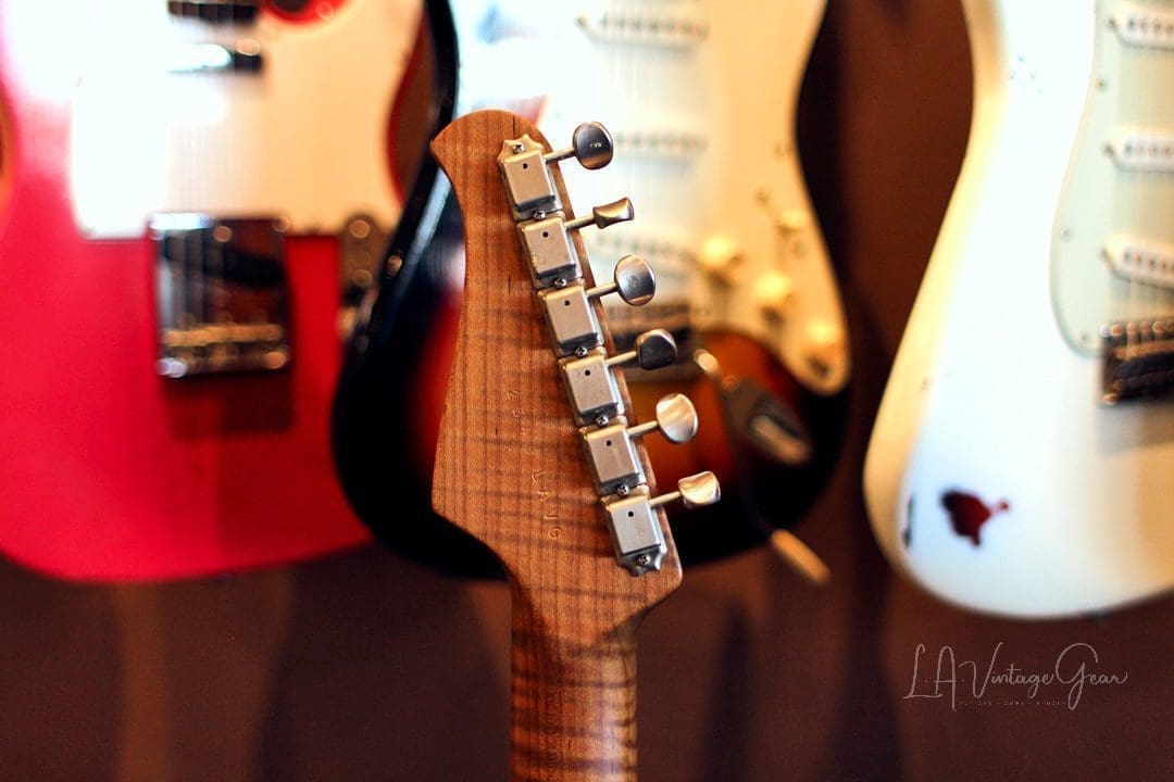 Xotic XSC-1 S-Style Lightly Relic'd Electric Guitar - 2 Tone Sunburst Finish & Roasted Flame Maple Neck #2349 - Image 14