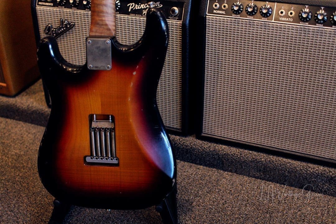Xotic XSC-1 S-Style Lightly Relic'd Electric Guitar - 3 Tone Sunburst Finish & Roasted Flame Maple Neck #2332 - Image 12