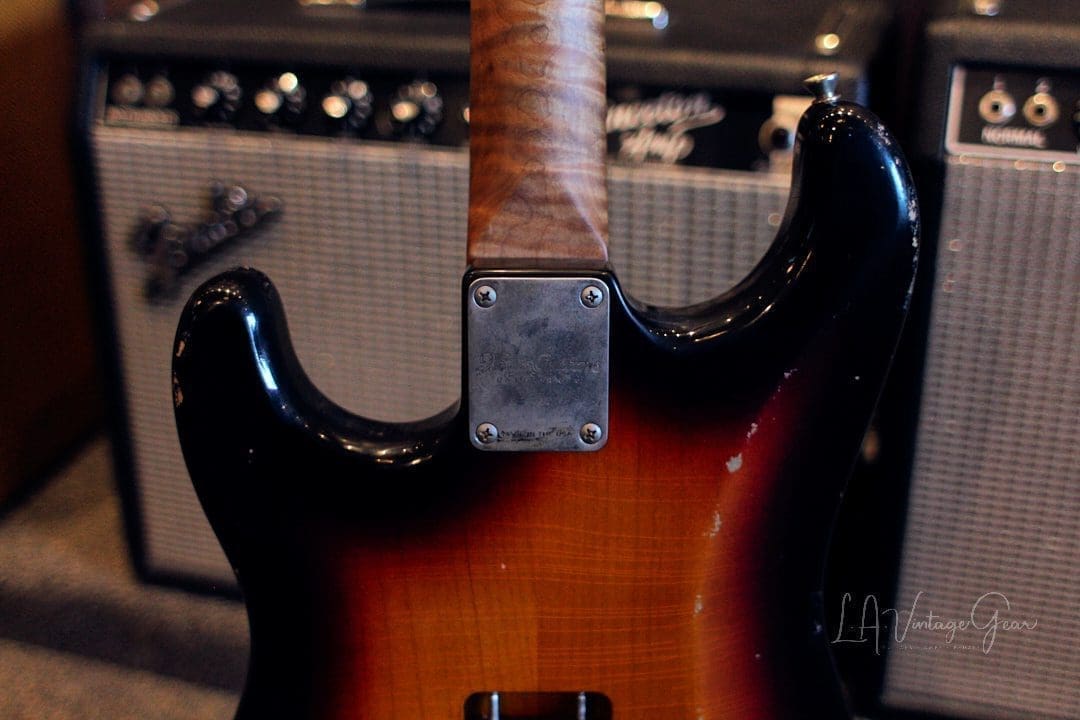 Xotic XSC-1 S-Style Lightly Relic'd Electric Guitar - 3 Tone Sunburst Finish & Roasted Flame Maple Neck #2332 - Image 13