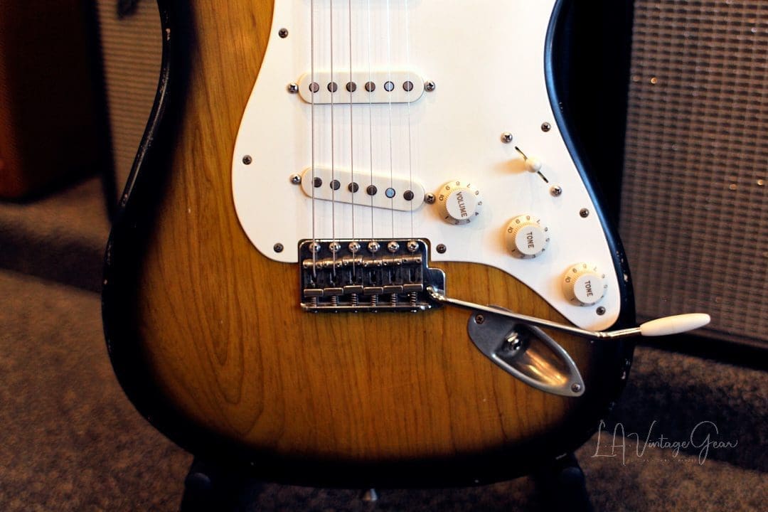Xotic XSC-1 S-Style Lightly Relic'd Electric Guitar - 2 Tone Sunburst Finish & Roasted Flame Maple Neck #2349 - Image 4