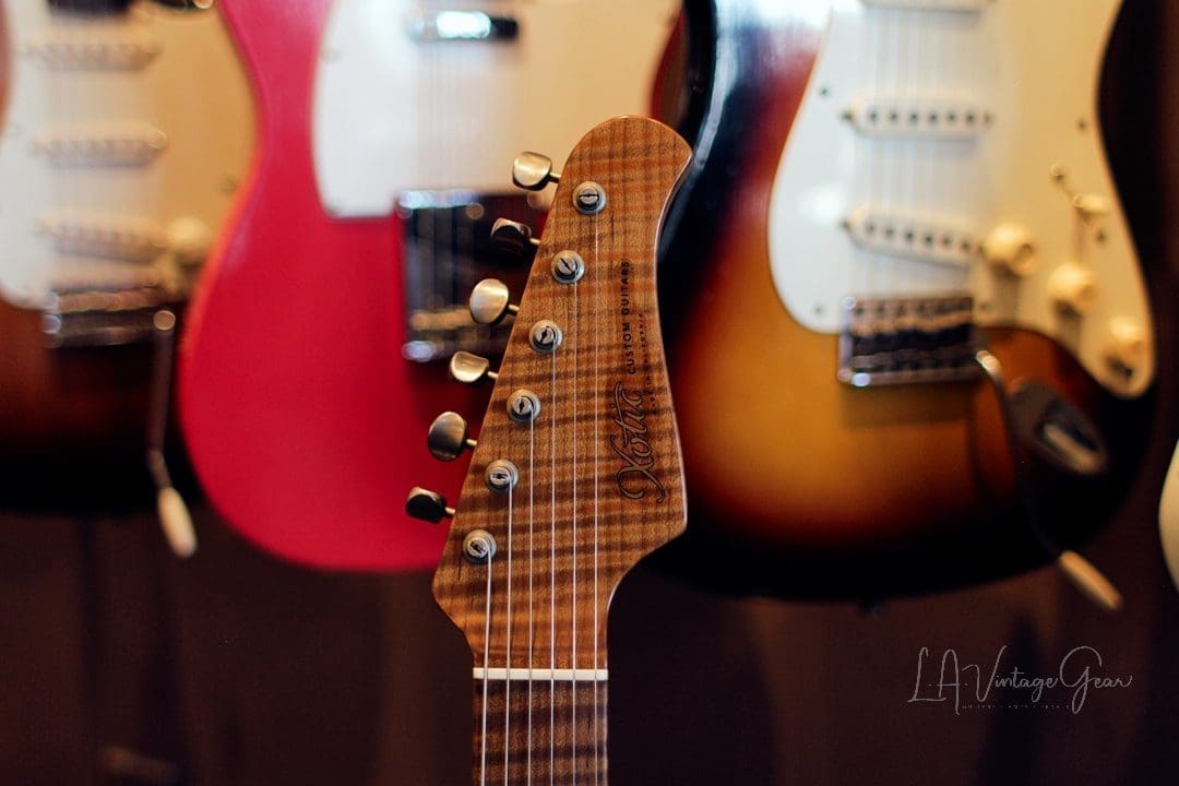 Xotic XSC-1 S-Style Lightly Relic'd Electric Guitar - 2 Tone Sunburst Finish & Roasted Flame Maple Neck #2349 - Image 6