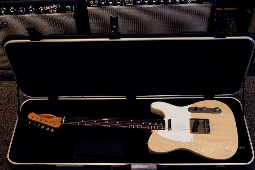 Xotic XTC-1 T-Style Lightly Relic'd Electric Guitar - Whiteguard Blonde & Roasted Flame Maple Neck #2333 - Image 20