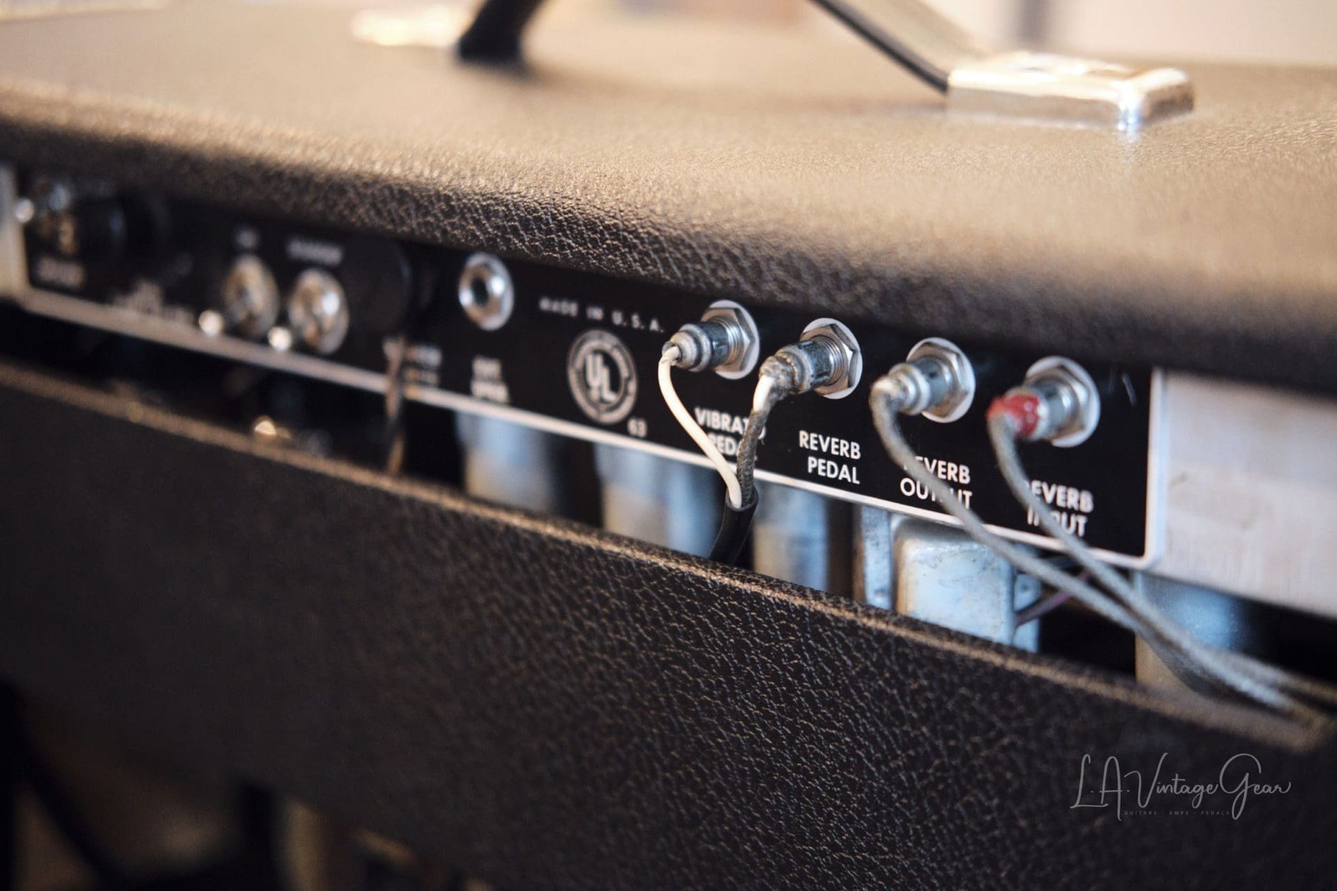 Fender 1966 Vintage Blackface Vibrolux Guitar Amplifier - with Jensen Speakers! - Image 10
