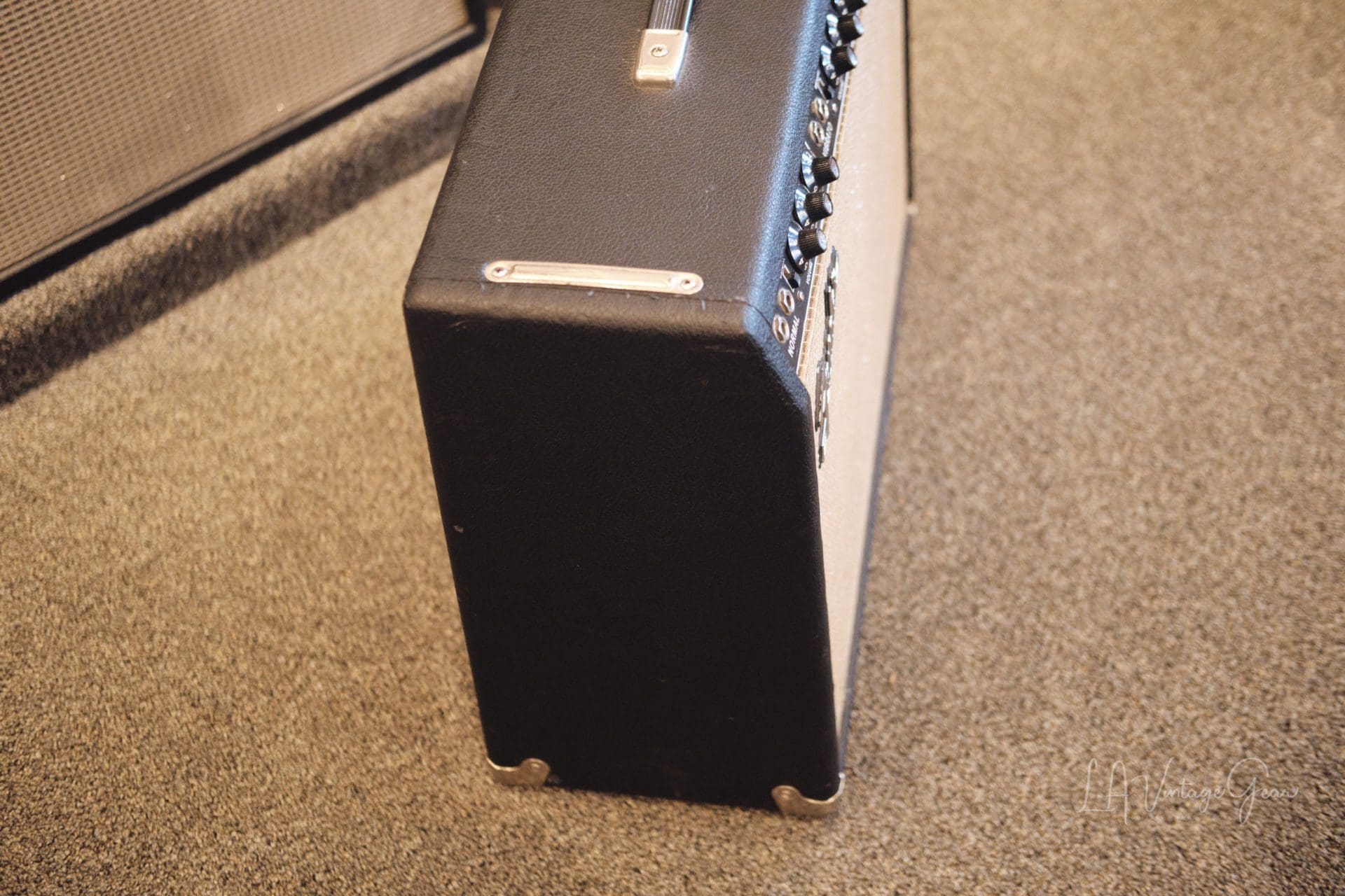 Fender 1966 Vintage Blackface Vibrolux Guitar Amplifier - with Jensen Speakers! - Image 5