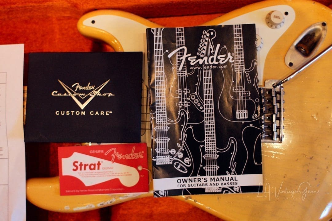 Fender '57 Custom Shop Heavy Relic Electric Guitar (2010) - Blonde Finish & OHSC with COA - Image 11