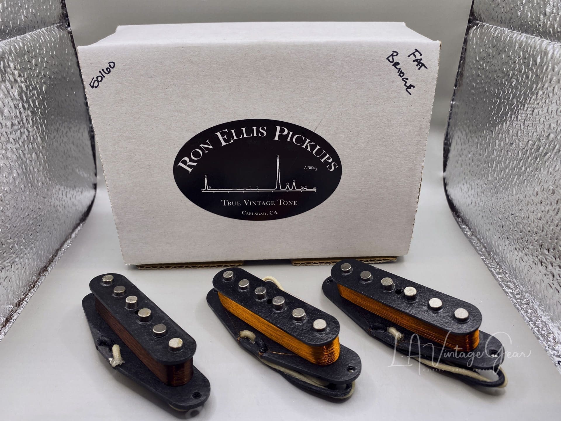 Ron Ellis 50/60S Fat Bridge S-Style Electric Guitar Pickups Set - John Mayer Style Tone!