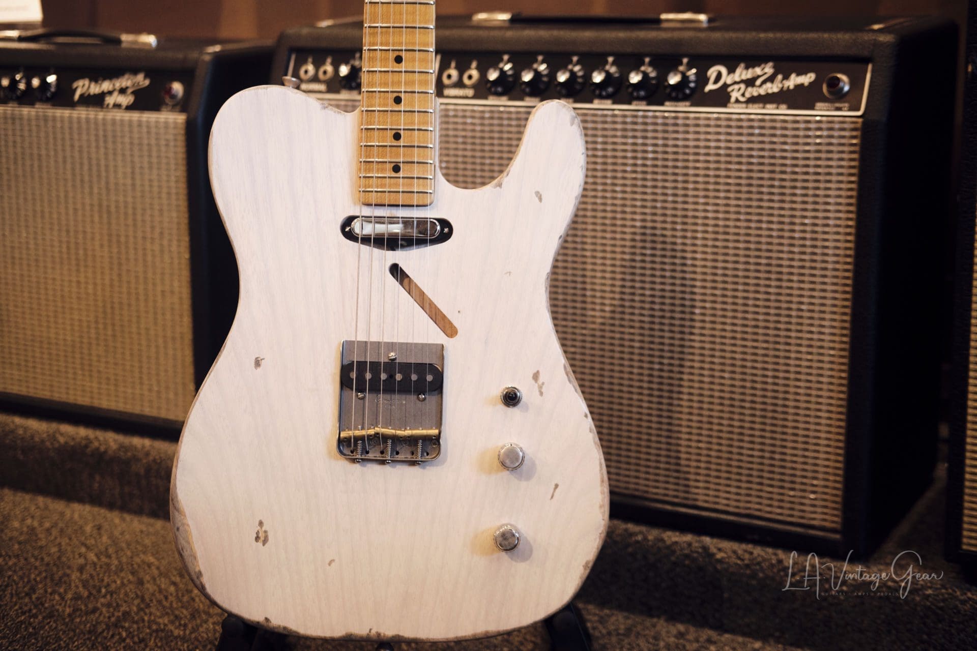 John Bolin Custom 'Super Model' T-Style Relic'd Electric Guitar (2021) - Natural Finish with Don Mare Pickups! - Image 3