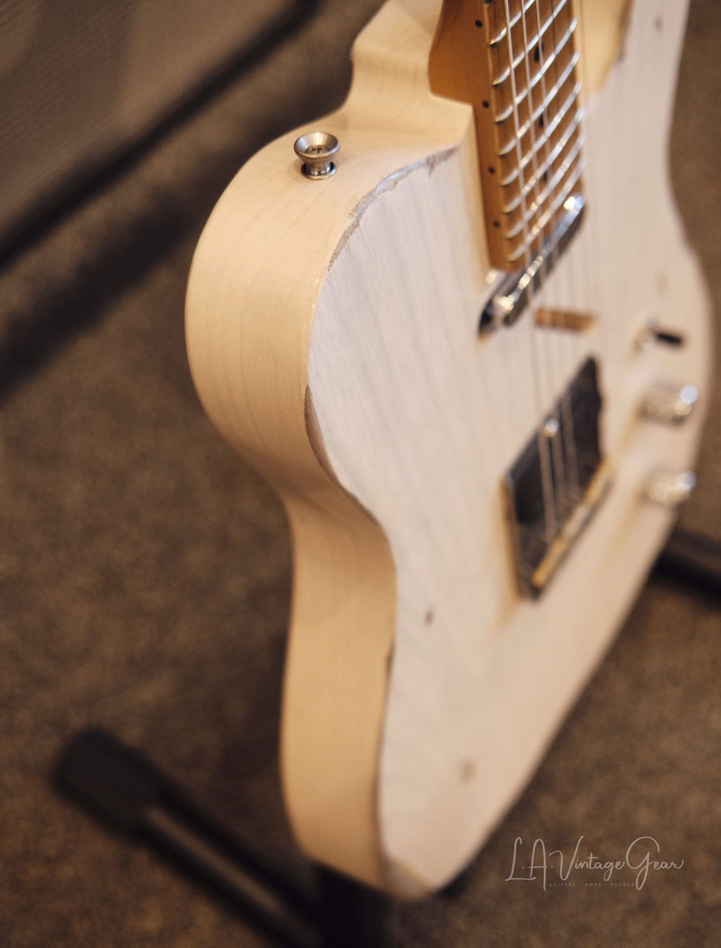 John Bolin Custom 'Super Model' T-Style Relic'd Electric Guitar (2021) - Natural Finish with Don Mare Pickups! - Image 14