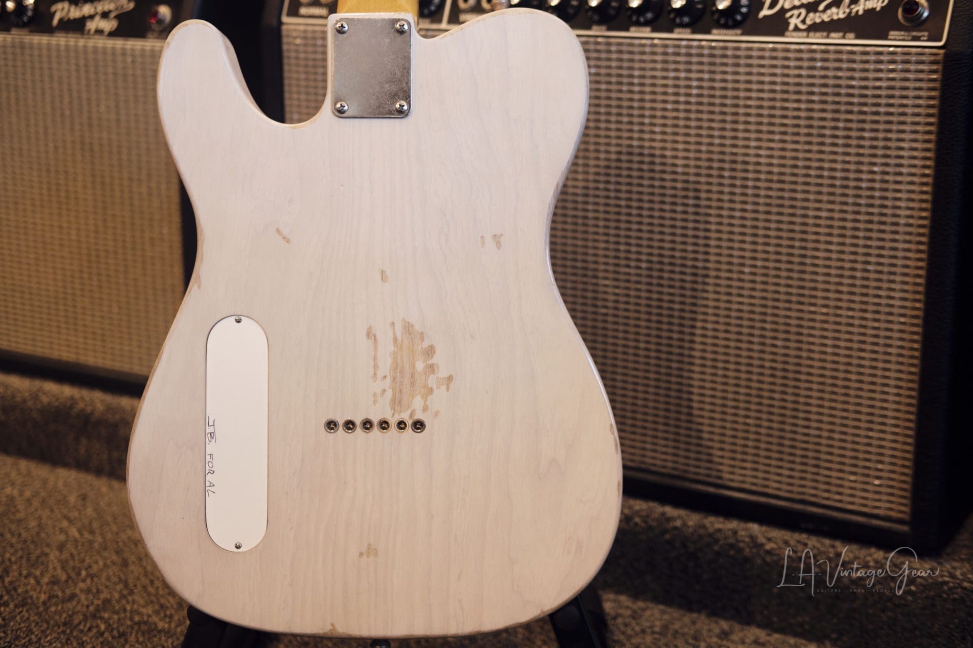 John Bolin Custom 'Super Model' T-Style Relic'd Electric Guitar (2021) - Natural Finish with Don Mare Pickups! - Image 15