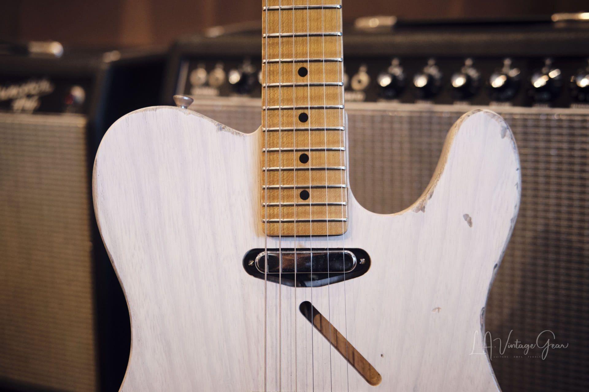 John Bolin Custom 'Super Model' T-Style Relic'd Electric Guitar (2021) - Natural Finish with Don Mare Pickups! - Image 4