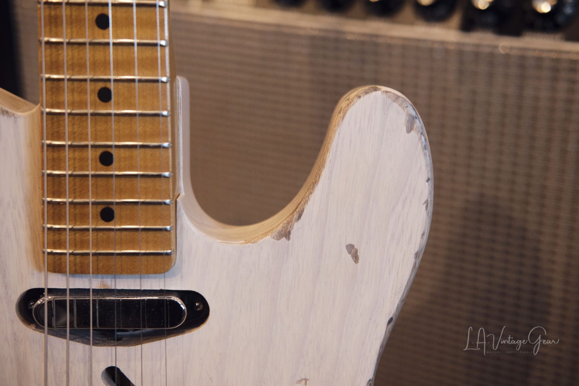 John Bolin Custom 'Super Model' T-Style Relic'd Electric Guitar (2021) - Natural Finish with Don Mare Pickups! - Image 8