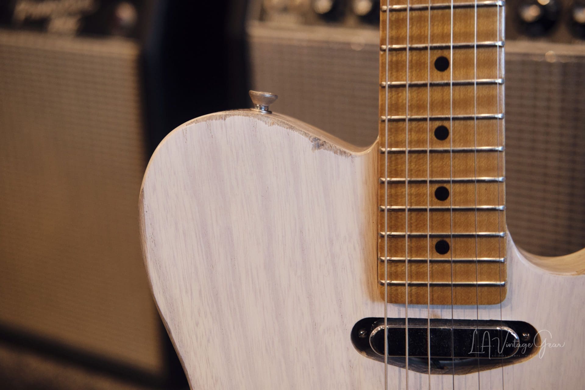 John Bolin Custom 'Super Model' T-Style Relic'd Electric Guitar (2021) - Natural Finish with Don Mare Pickups! - Image 9