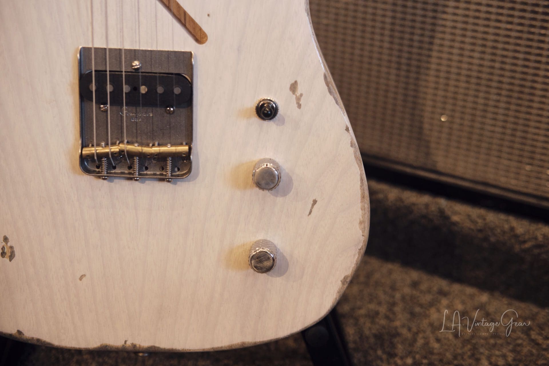 John Bolin Custom 'Super Model' T-Style Relic'd Electric Guitar (2021) - Natural Finish with Don Mare Pickups! - Image 10