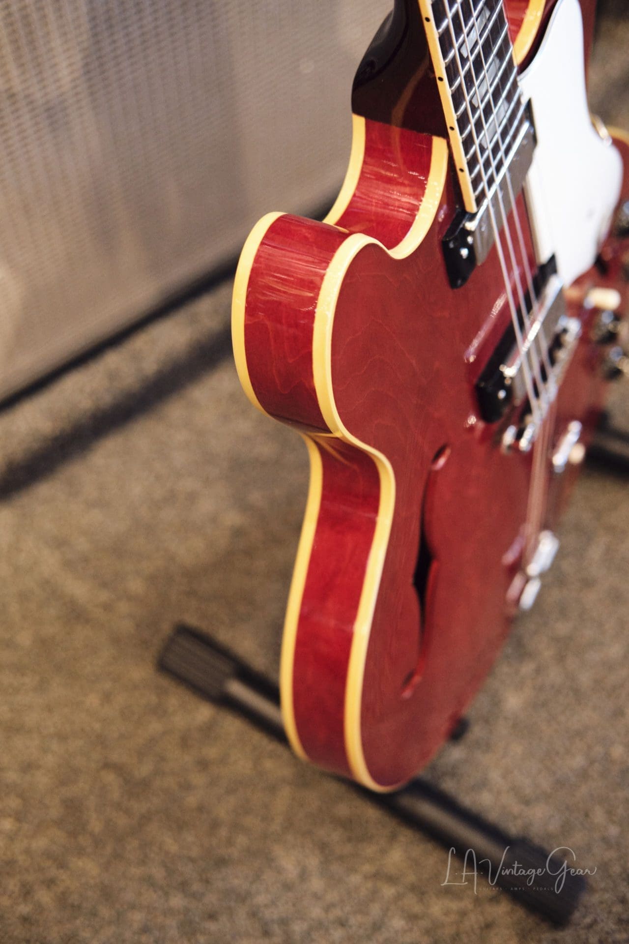 Epiphone 1967 Vintage Riviera ES360TD - Cherry Finish & Patent Number Mini-Hums ! Val McCallum Owned - Image 13
