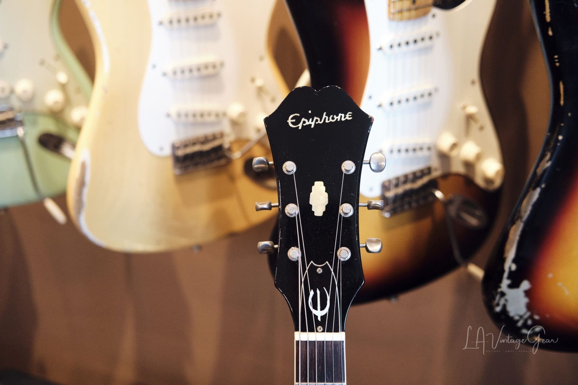 Epiphone 1967 Vintage Riviera ES360TD - Cherry Finish & Patent Number Mini-Hums ! Val McCallum Owned - Image 15