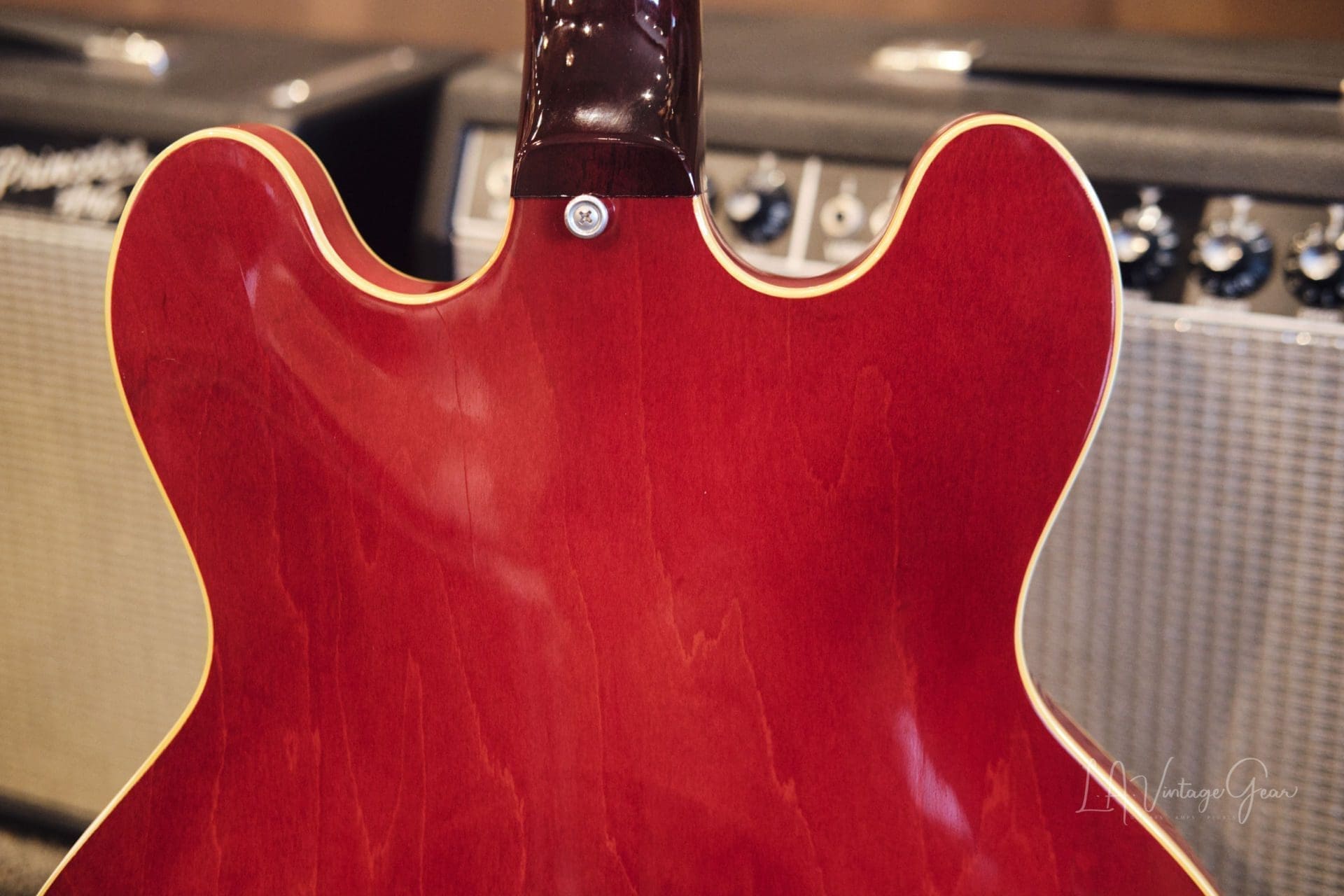 Epiphone 1967 Vintage Riviera ES360TD - Cherry Finish & Patent Number Mini-Hums ! Val McCallum Owned - Image 20