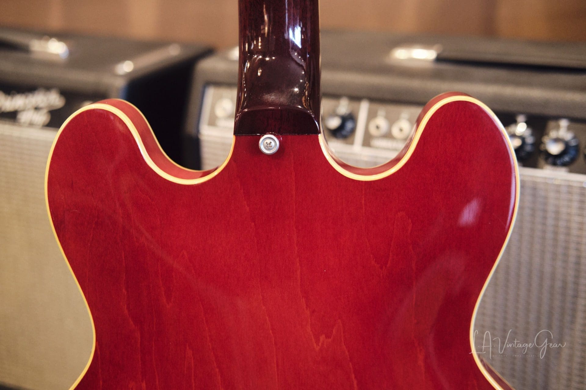 Epiphone 1967 Vintage Riviera ES360TD - Cherry Finish & Patent Number Mini-Hums ! Val McCallum Owned - Image 22