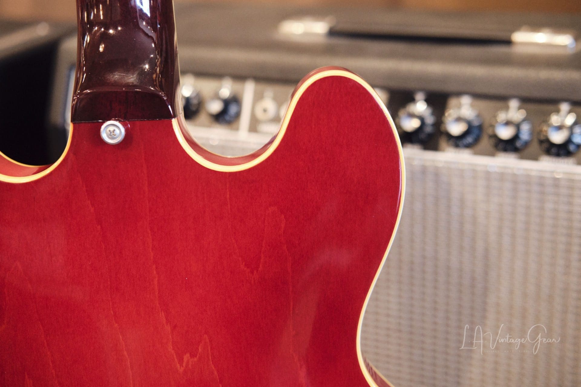 Epiphone 1967 Vintage Riviera ES360TD - Cherry Finish & Patent Number Mini-Hums ! Val McCallum Owned - Image 23
