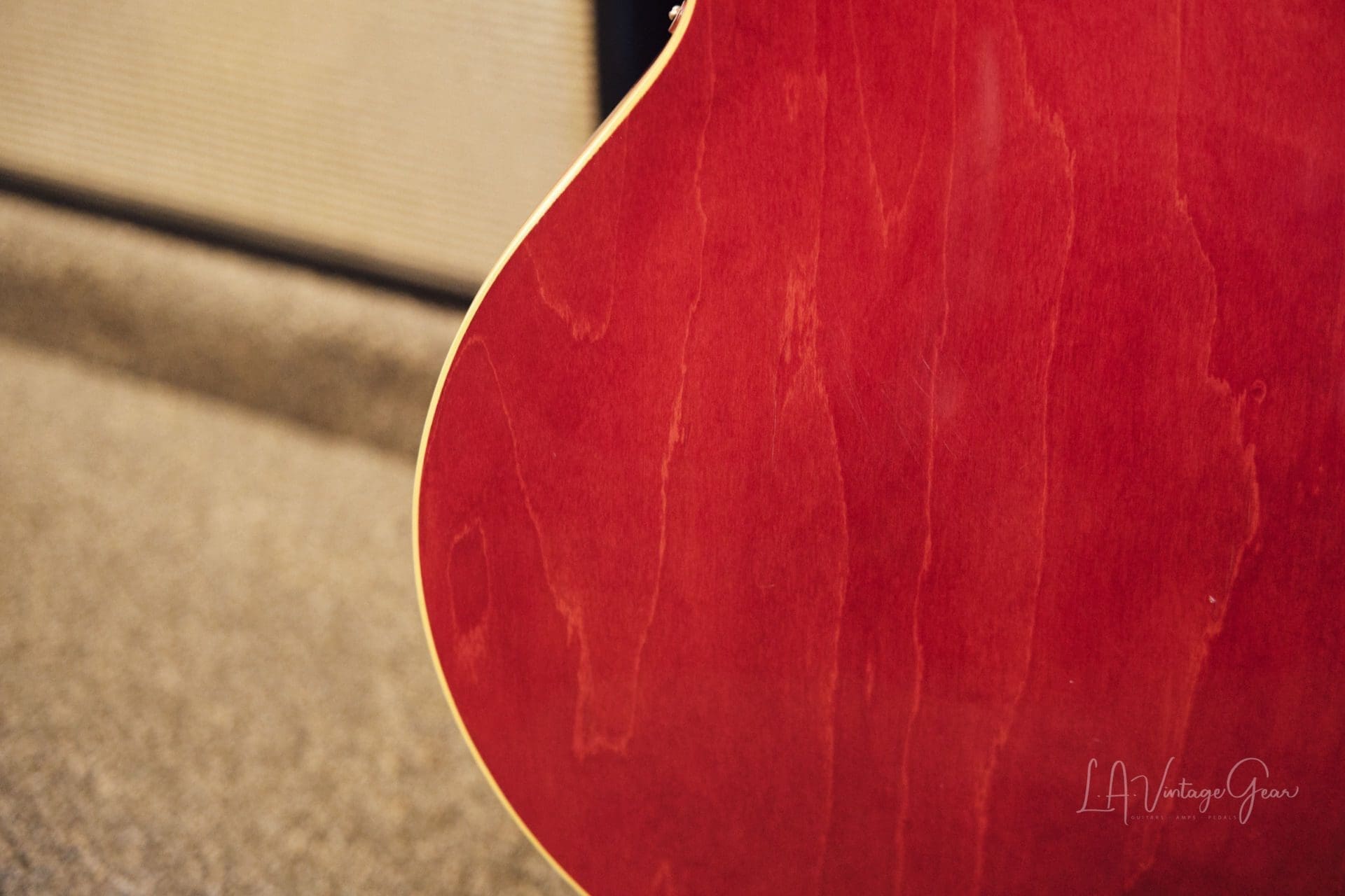 Epiphone 1967 Vintage Riviera ES360TD - Cherry Finish & Patent Number Mini-Hums ! Val McCallum Owned - Image 25