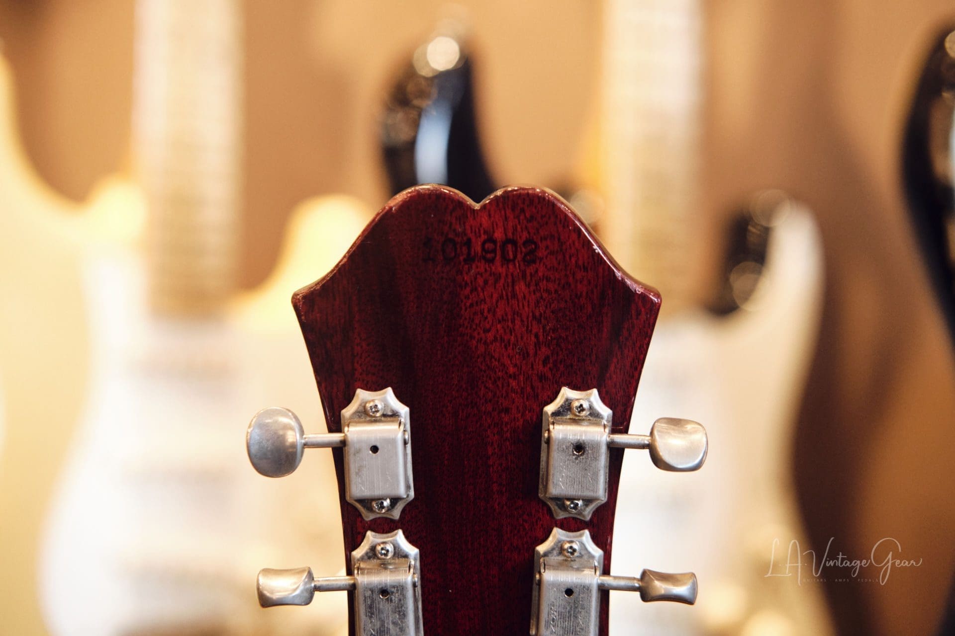 Epiphone 1967 Vintage Riviera ES360TD - Cherry Finish & Patent Number Mini-Hums ! Val McCallum Owned - Image 18