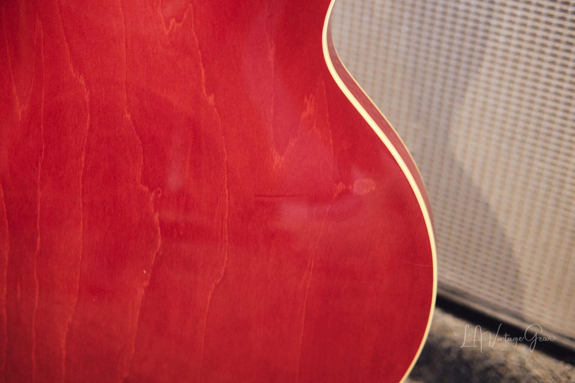 Epiphone 1967 Vintage Riviera ES360TD - Cherry Finish & Patent Number Mini-Hums ! Val McCallum Owned - Image 26
