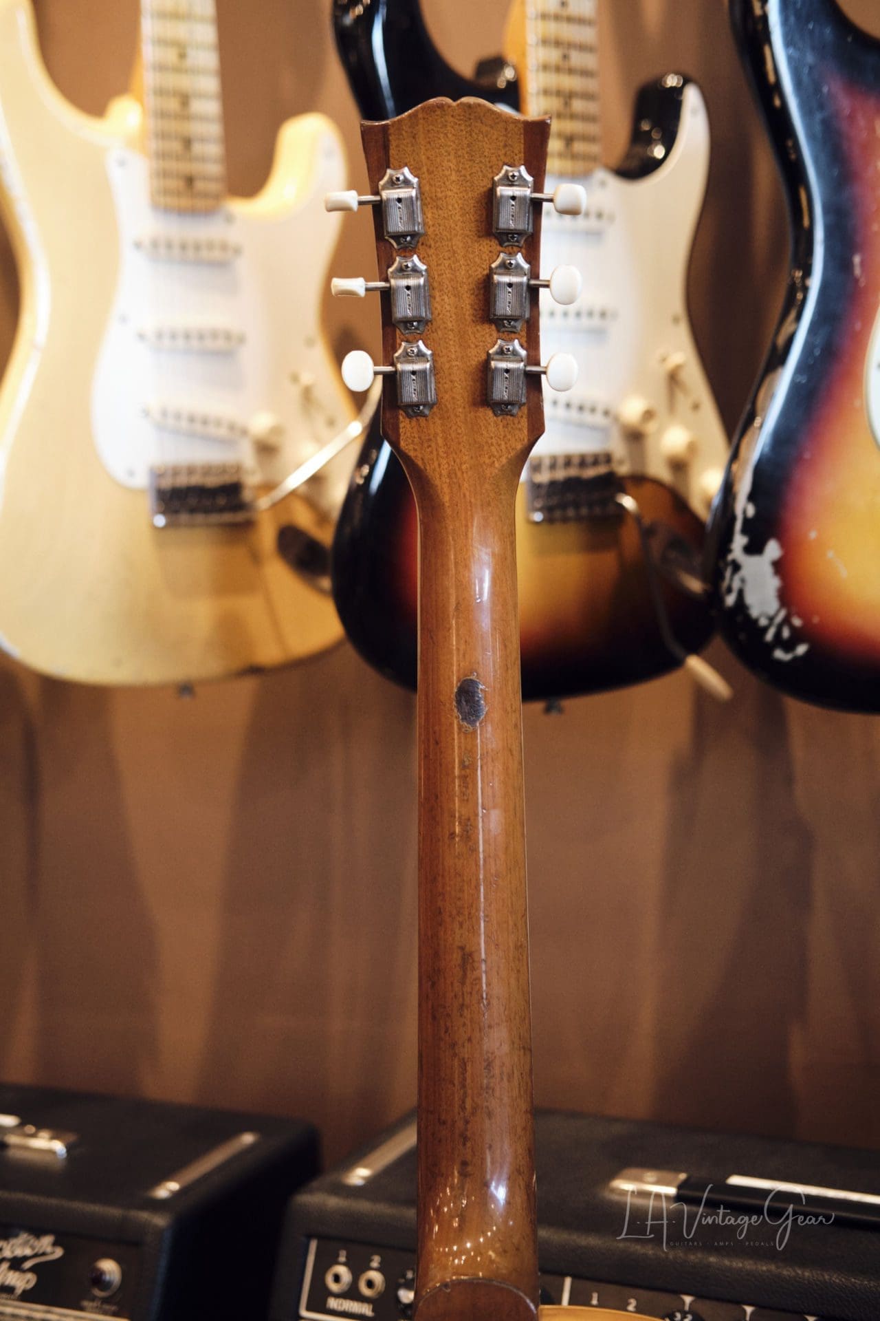 Gibson 1956 Thinline ES-225 - Natural Finish with Two Dogear P90's ! Val McCallum Owned - Image 13