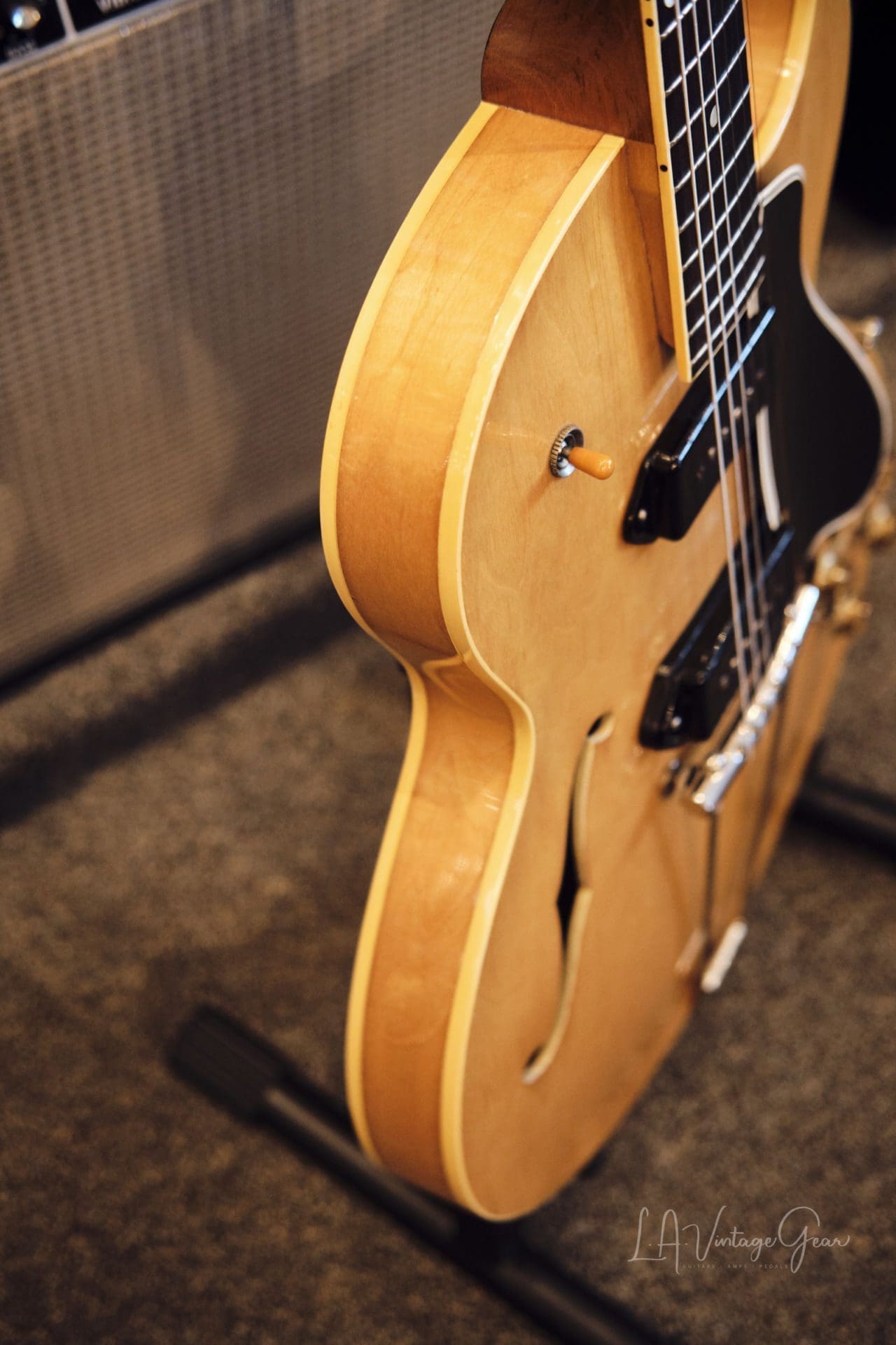 Gibson 1956 Thinline ES-225 - Natural Finish with Two Dogear P90's ! Val McCallum Owned - Image 9