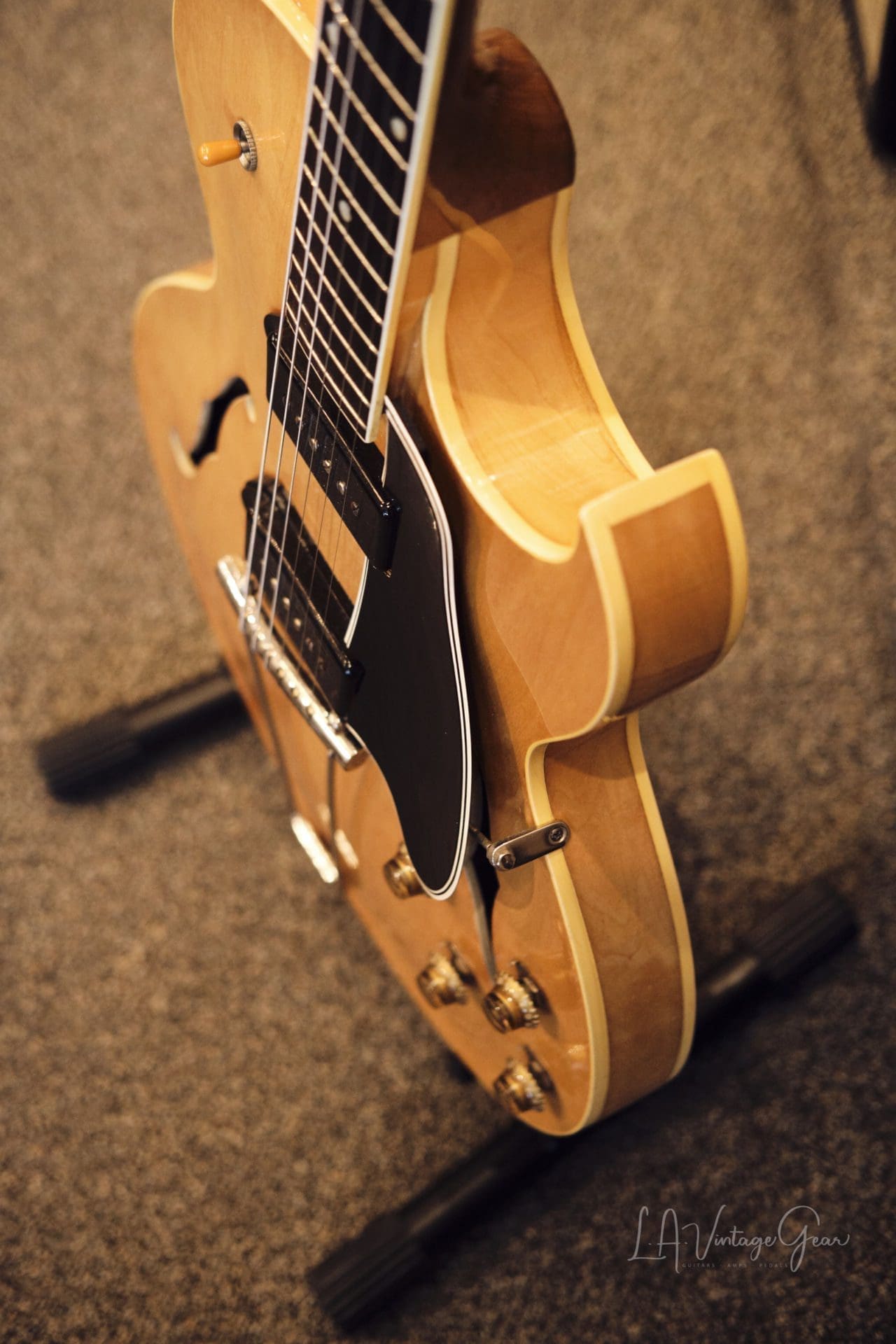 Gibson 1956 Thinline ES-225 - Natural Finish with Two Dogear P90's ! Val McCallum Owned - Image 10
