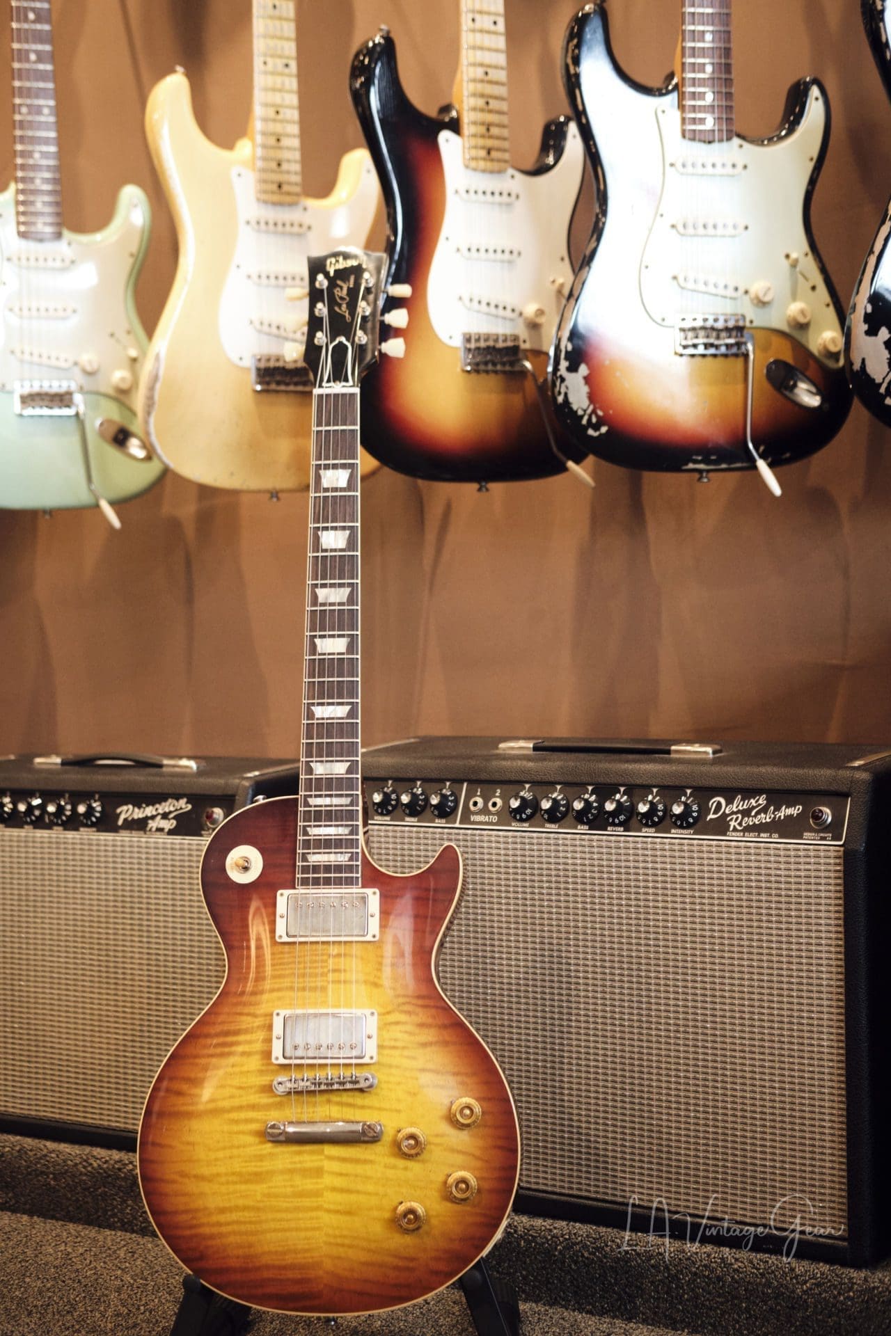 Gibson R9 Les Paul 2021 - 'Beautiful Kentucky Bourbon Fade' Finish #911399 - Minty !