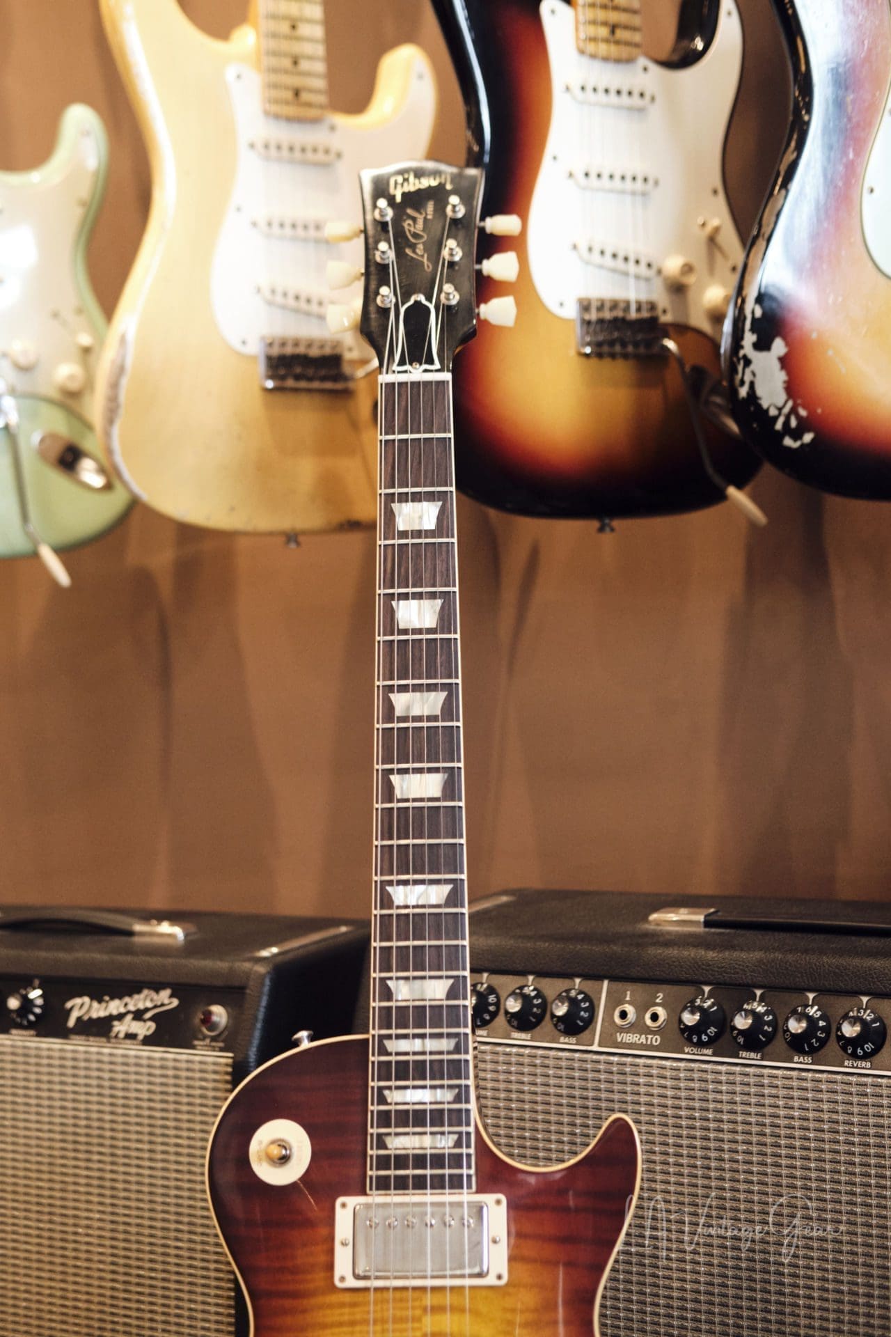 Gibson R9 Les Paul 2021 - 'Beautiful Kentucky Bourbon Fade' Finish #911399 - Minty ! - Image 15