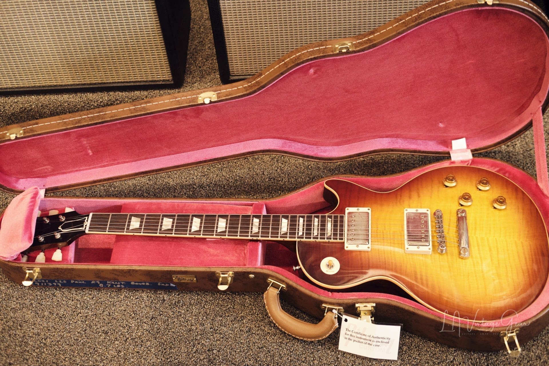 Gibson R9 Les Paul 2021 - 'Beautiful Kentucky Bourbon Fade' Finish #911399 - Minty ! - Image 26