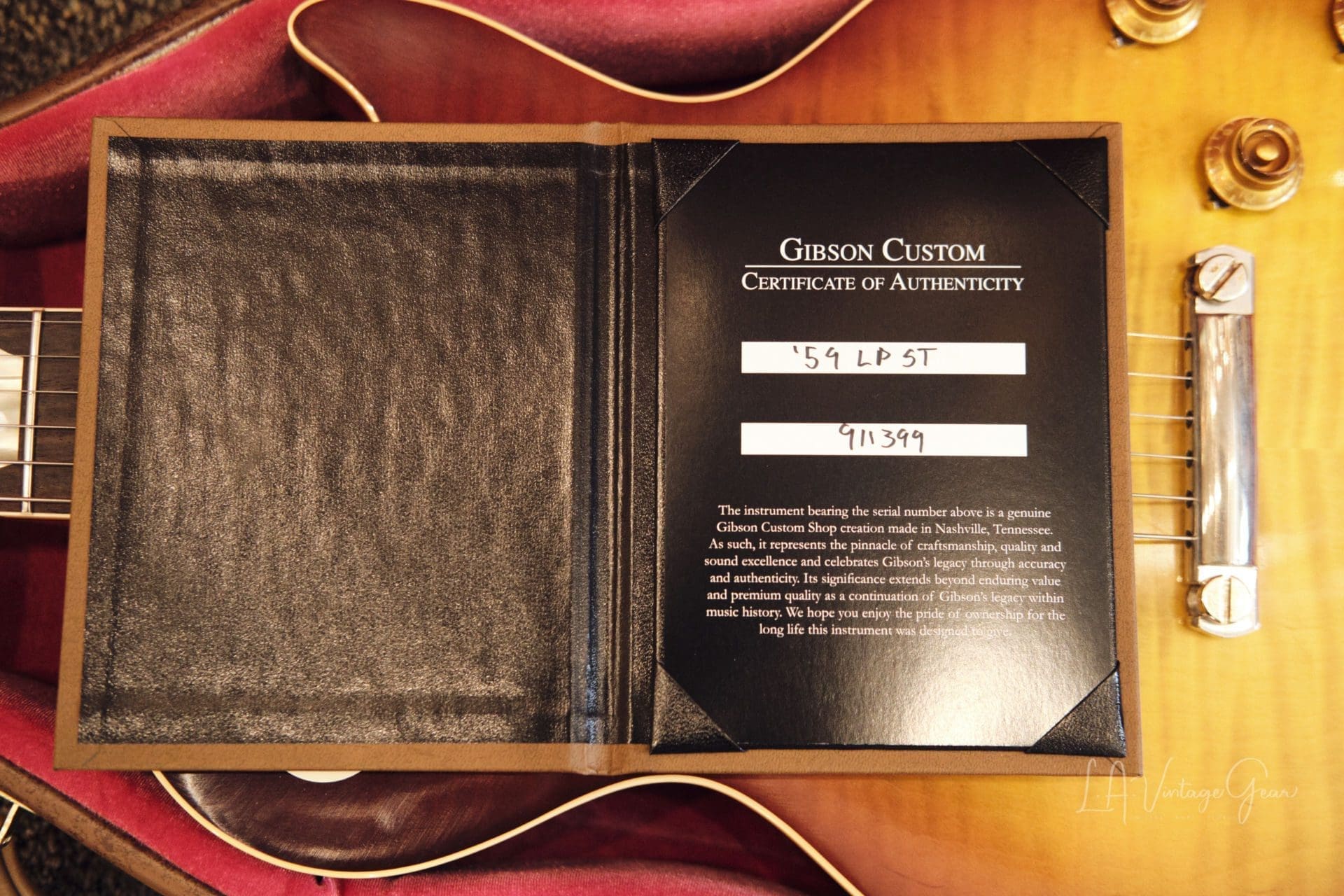 Gibson R9 Les Paul 2021 - 'Beautiful Kentucky Bourbon Fade' Finish #911399 - Minty ! - Image 24