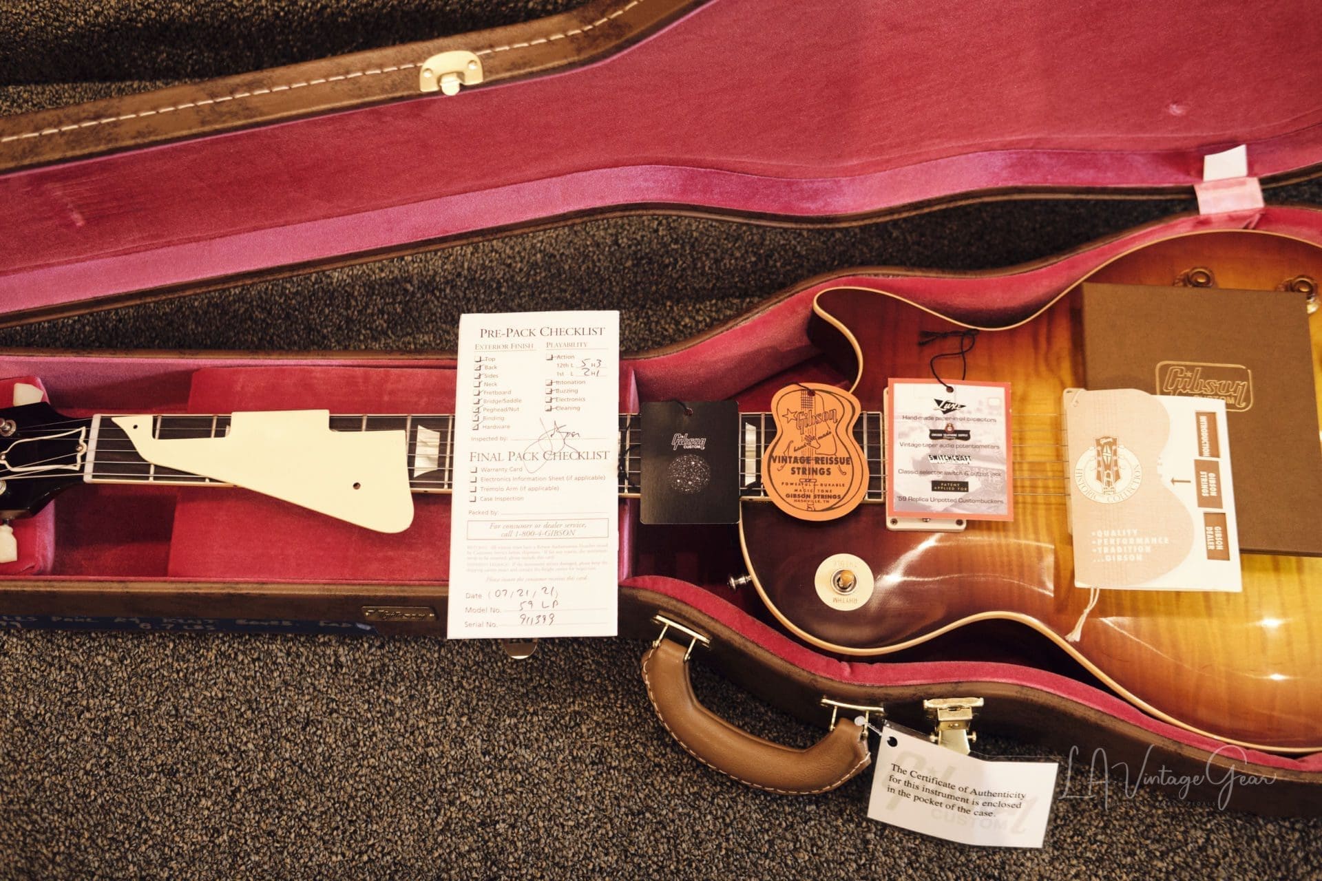 Gibson R9 Les Paul 2021 - 'Beautiful Kentucky Bourbon Fade' Finish #911399 - Minty ! - Image 25
