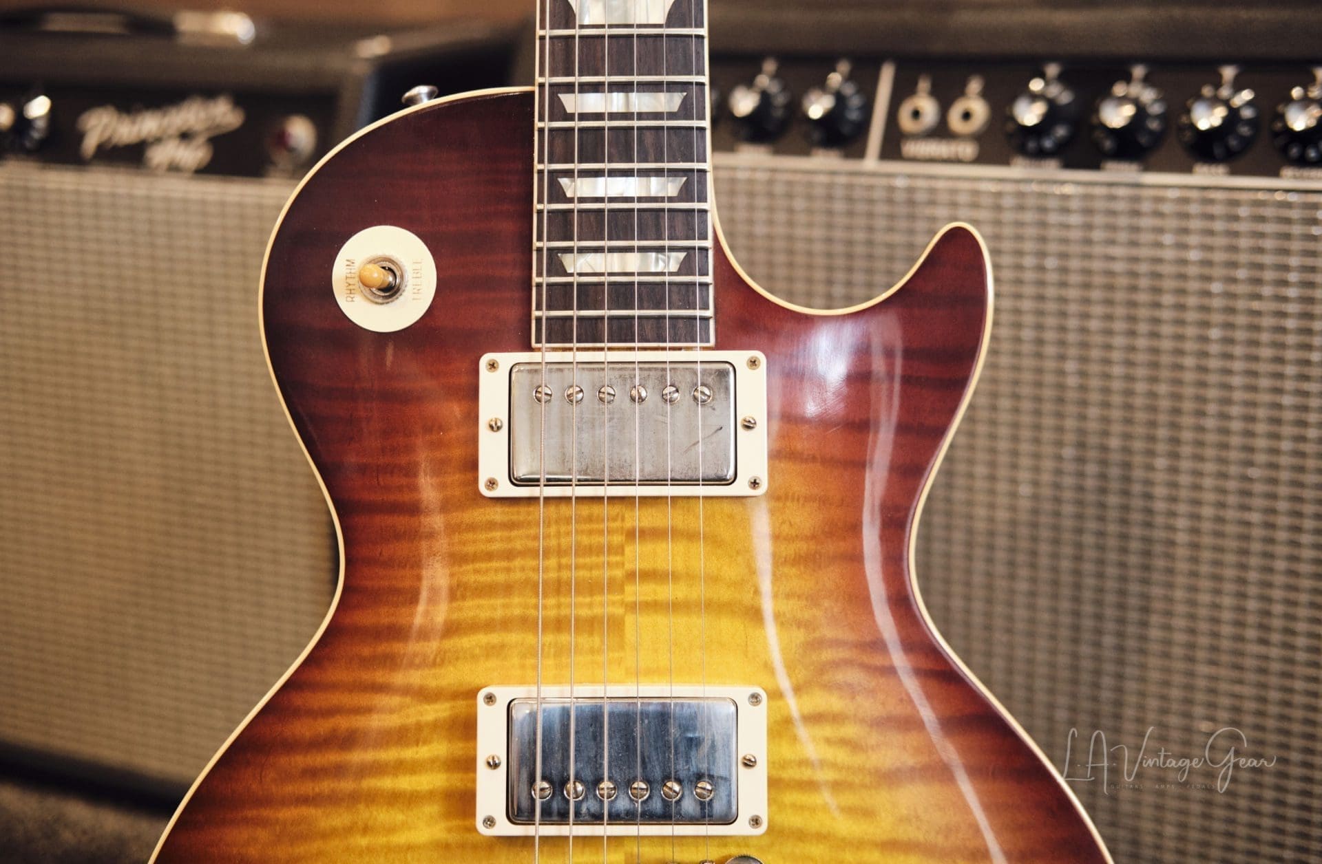 Gibson R9 Les Paul 2021 - 'Beautiful Kentucky Bourbon Fade' Finish #911399 - Minty ! - Image 3