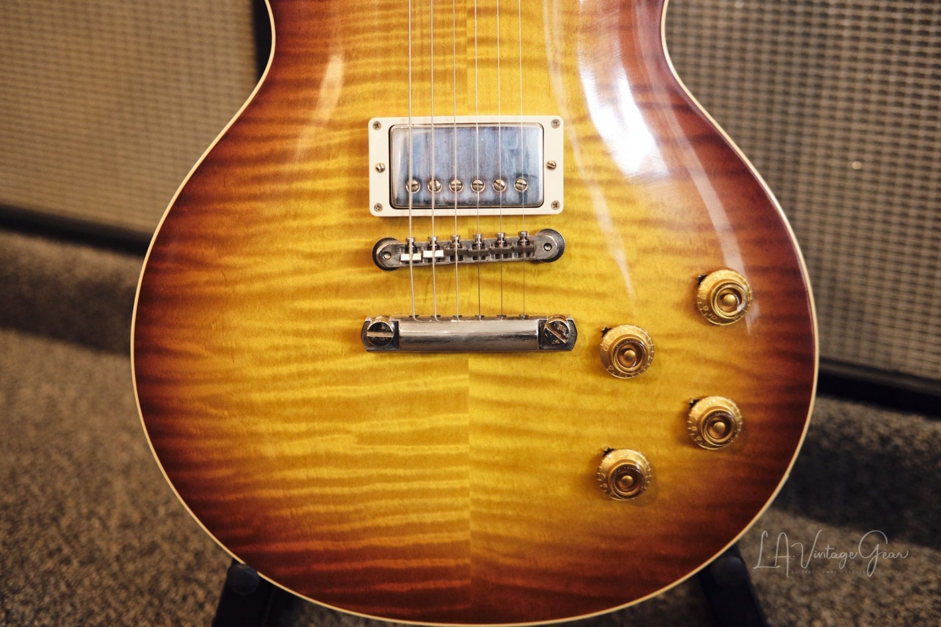 Gibson R9 Les Paul 2021 - 'Beautiful Kentucky Bourbon Fade' Finish #911399 - Minty ! - Image 4