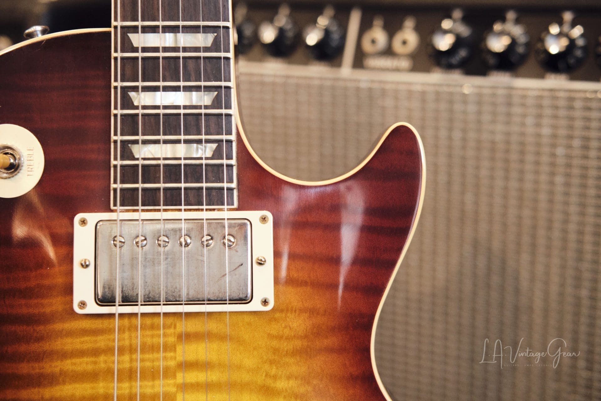 Gibson R9 Les Paul 2021 - 'Beautiful Kentucky Bourbon Fade' Finish #911399 - Minty ! - Image 6
