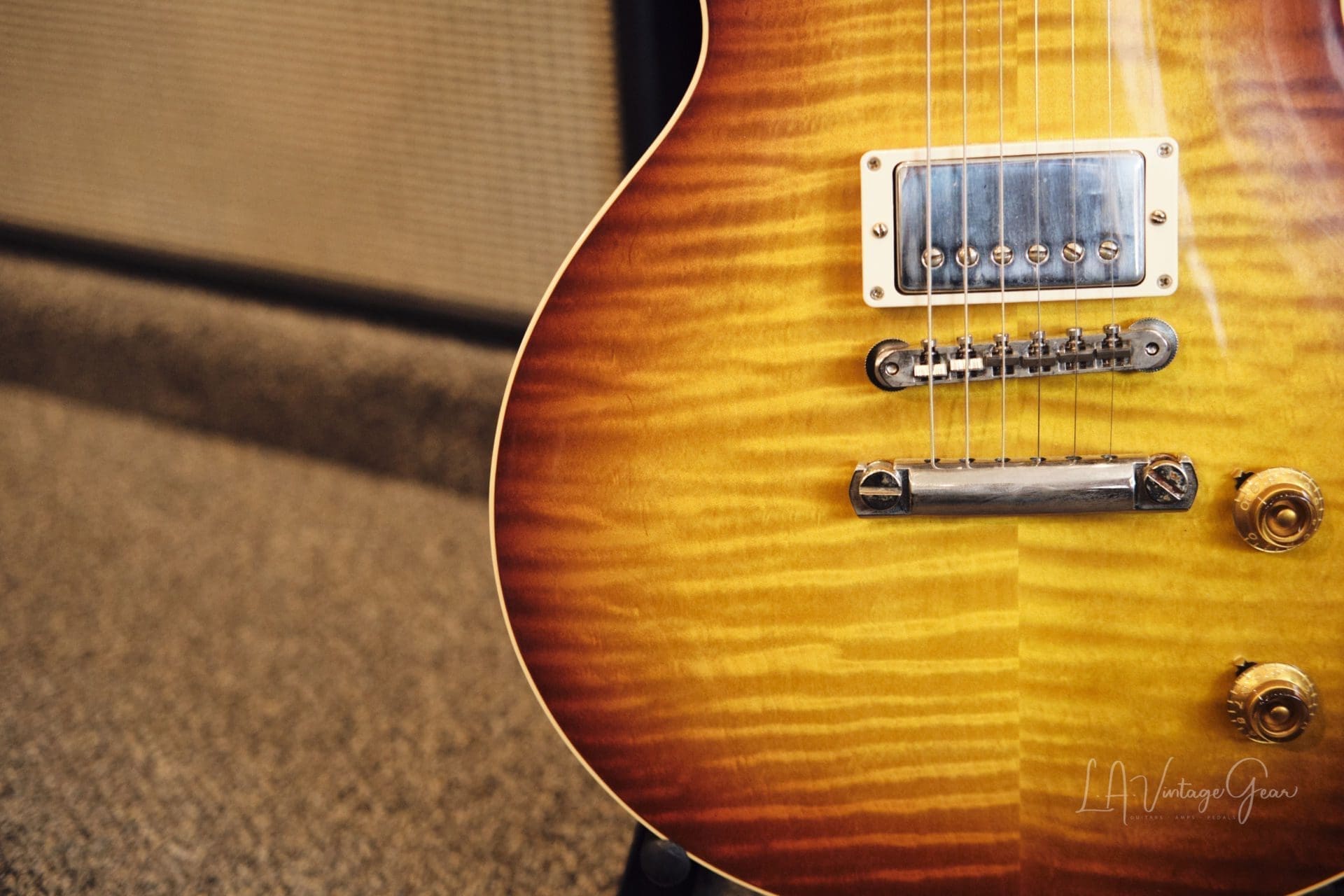 Gibson R9 Les Paul 2021 - 'Beautiful Kentucky Bourbon Fade' Finish #911399 - Minty ! - Image 7