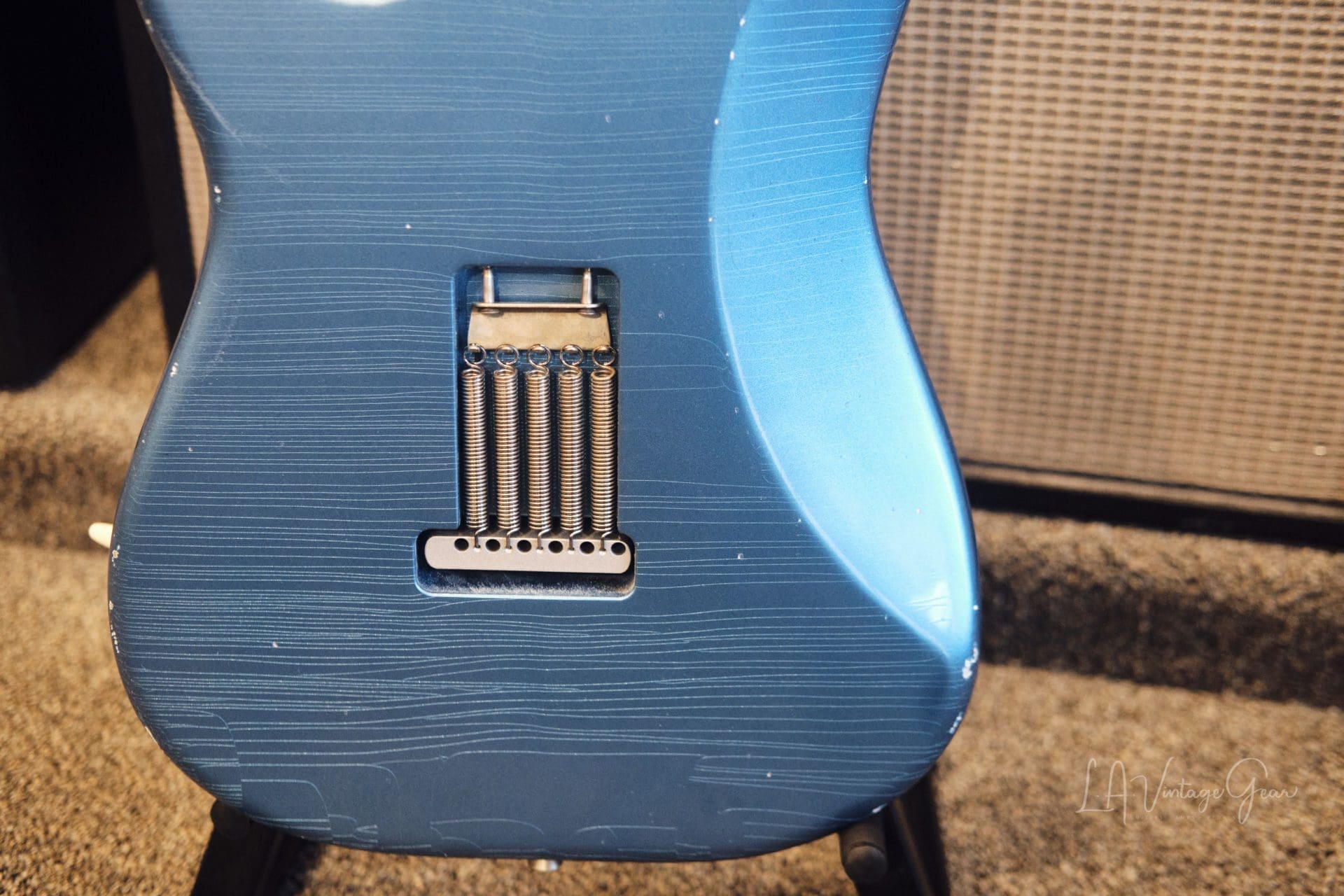 Xotic XSC1 S-Style Electric Guitar - Lake Placid Blue Finish #2346 - Image 9