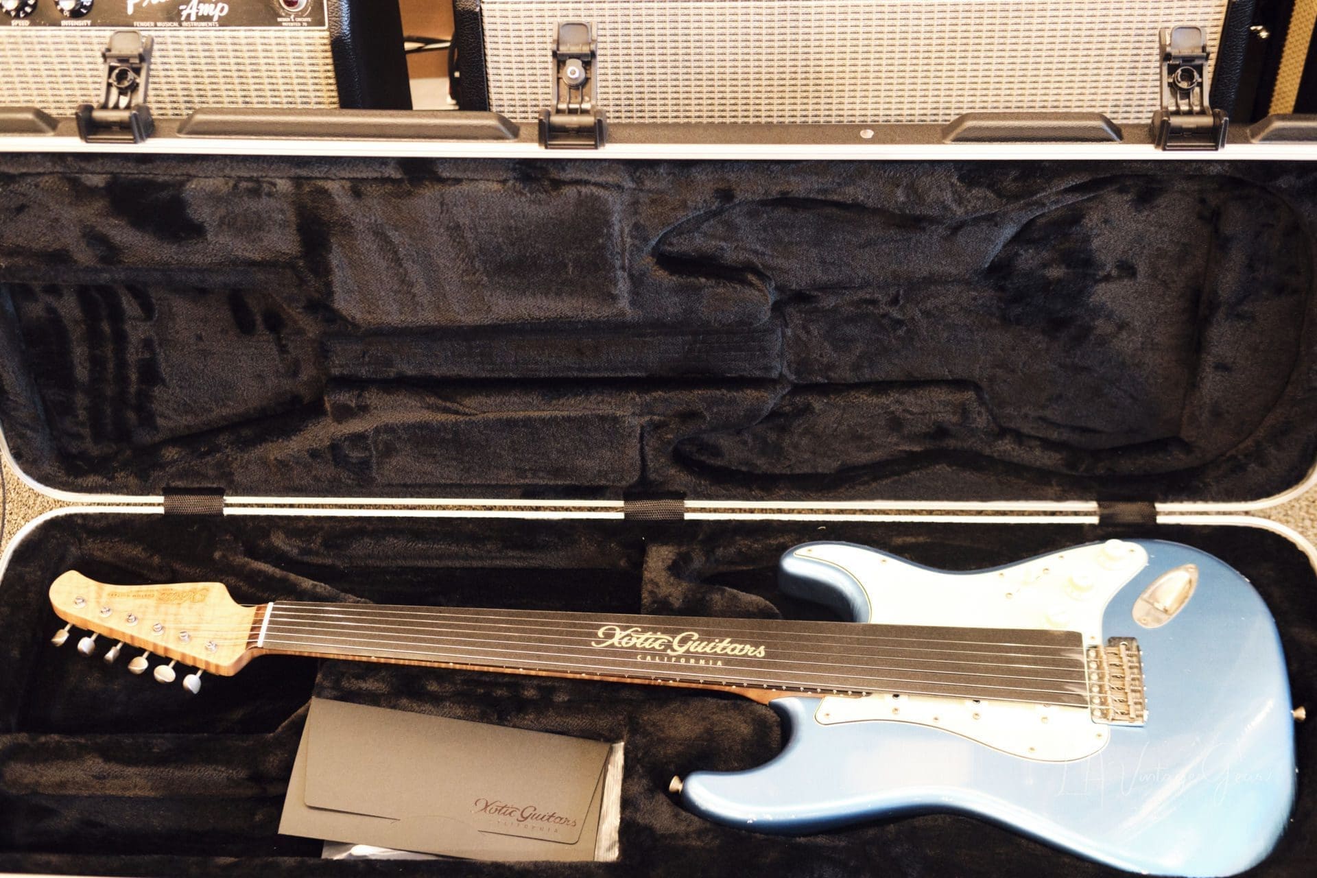 Xotic XSC1 S-Style Electric Guitar - Lake Placid Blue Finish #2346 - Image 15
