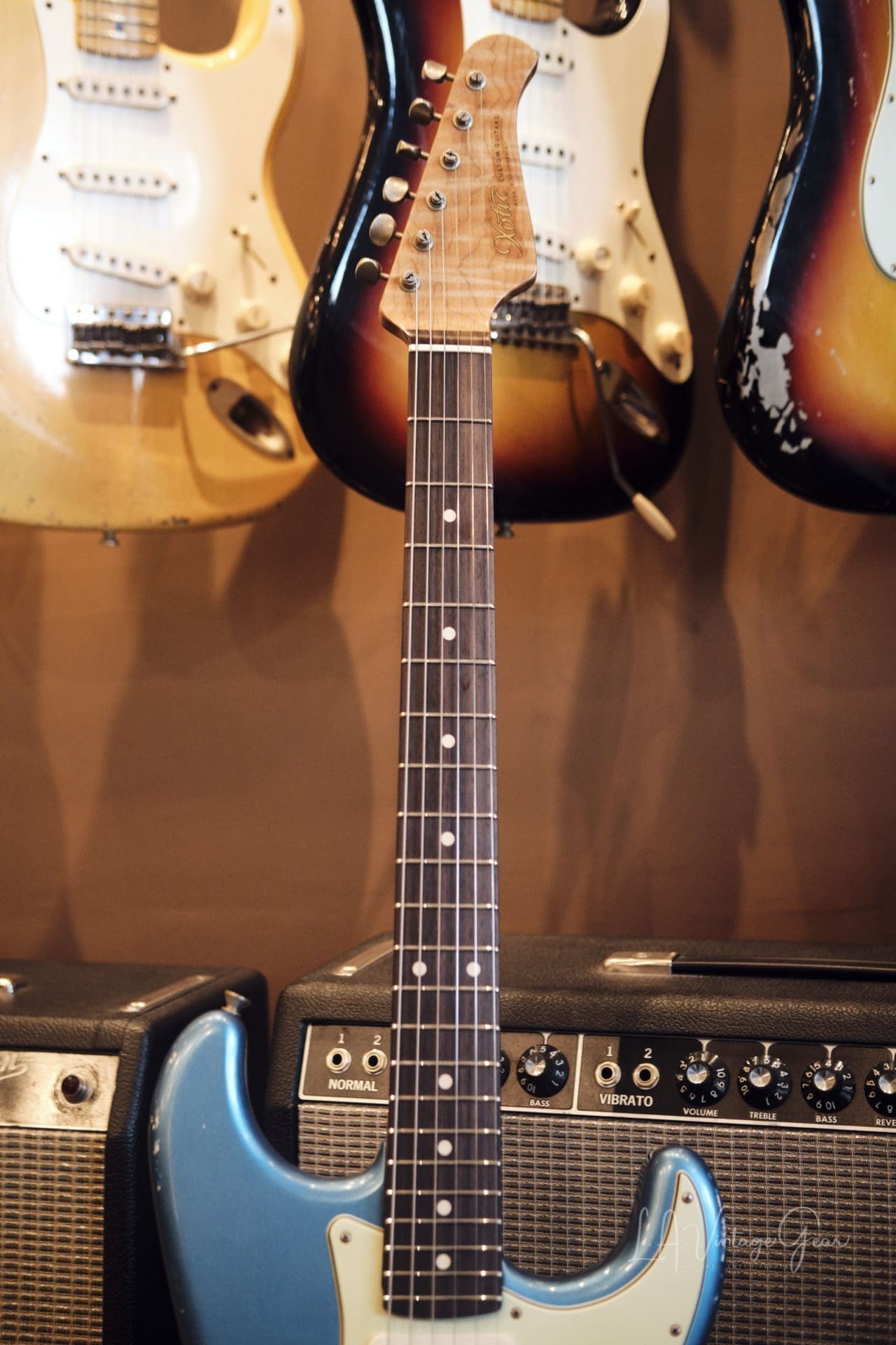 Xotic XSC1 S-Style Electric Guitar - Lake Placid Blue Finish #2346 - Image 11