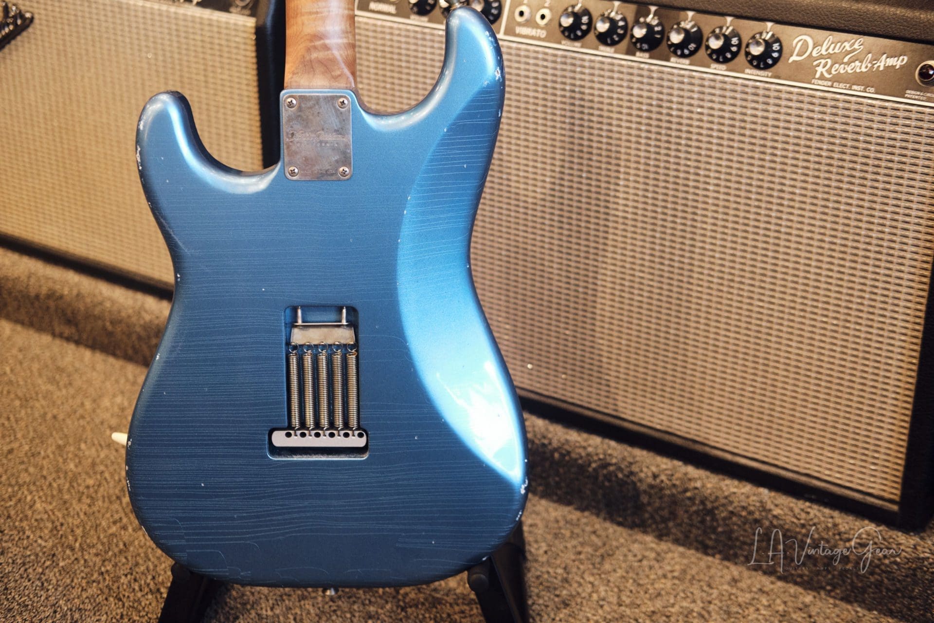 Xotic XSC1 S-Style Electric Guitar - Lake Placid Blue Finish #2346 - Image 7
