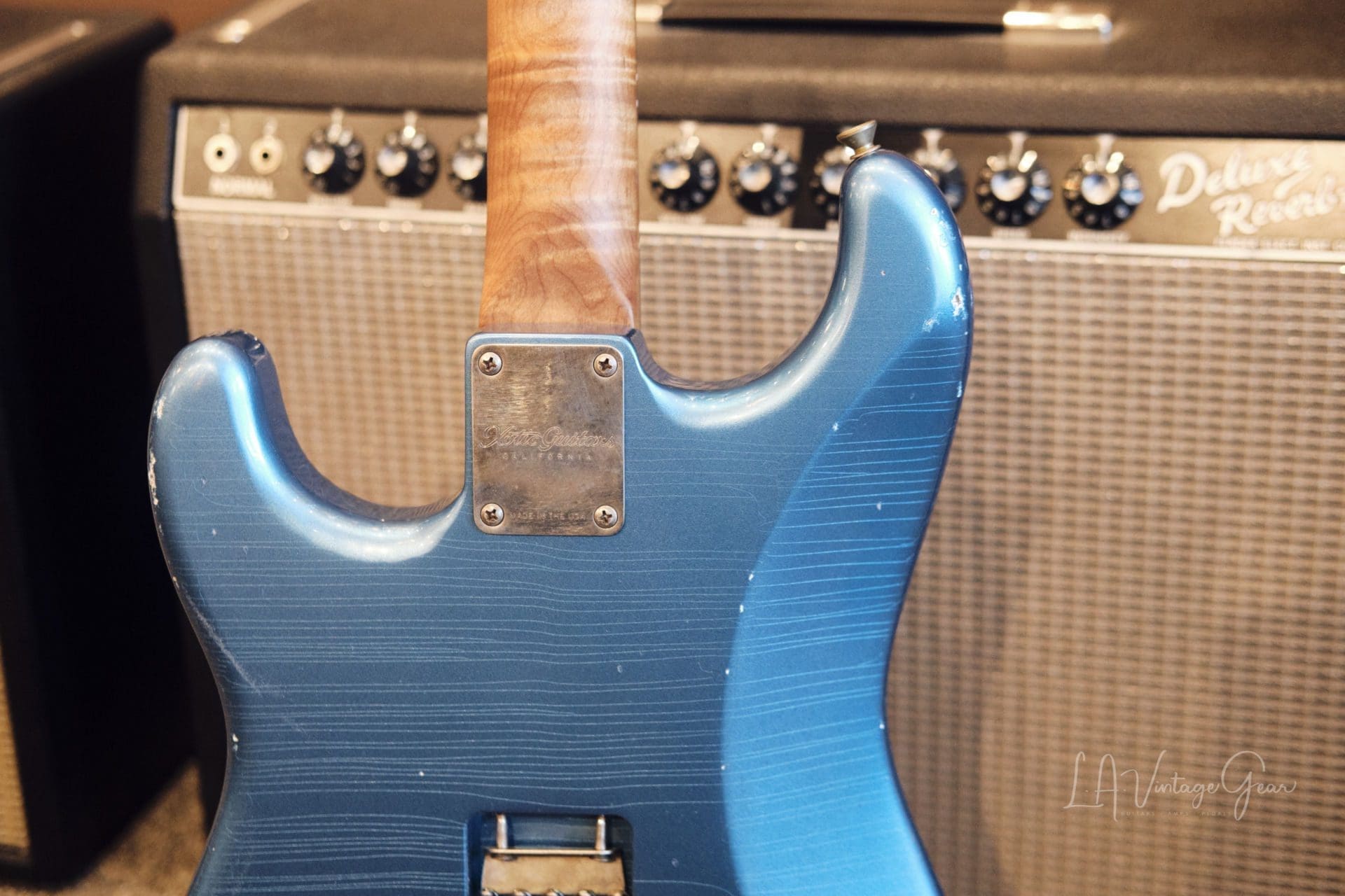 Xotic XSC1 S-Style Electric Guitar - Lake Placid Blue Finish #2346 - Image 8