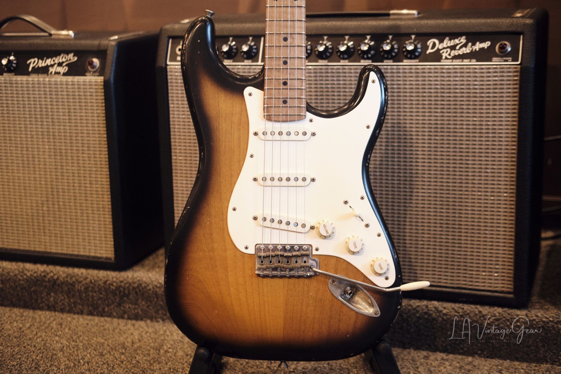 Xotic XSC1 S-Style Electric Guitar - 2T Sunburst Finish #2348 - Image 2