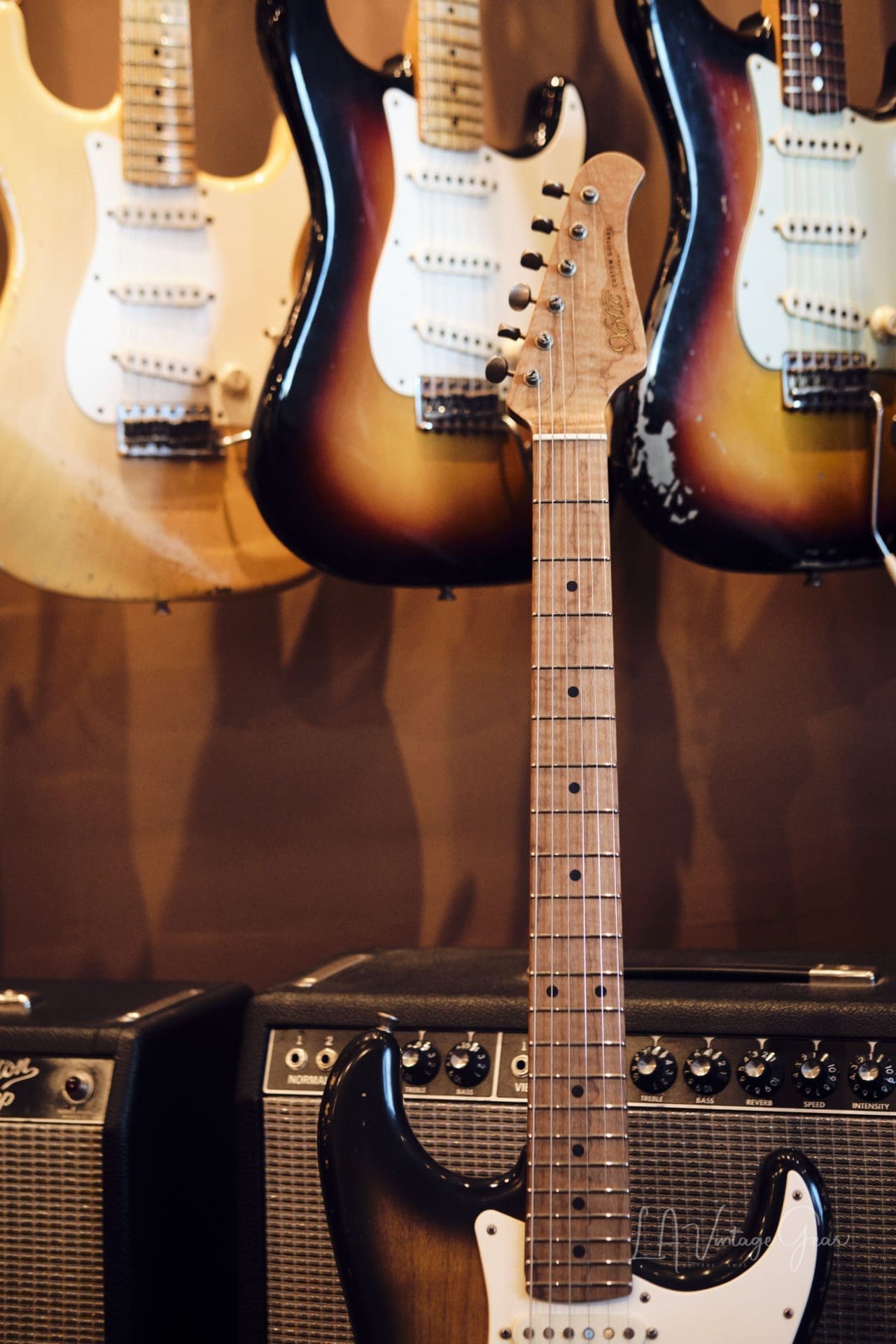 Xotic XSC1 S-Style Electric Guitar - 2T Sunburst Finish #2348 - Image 5
